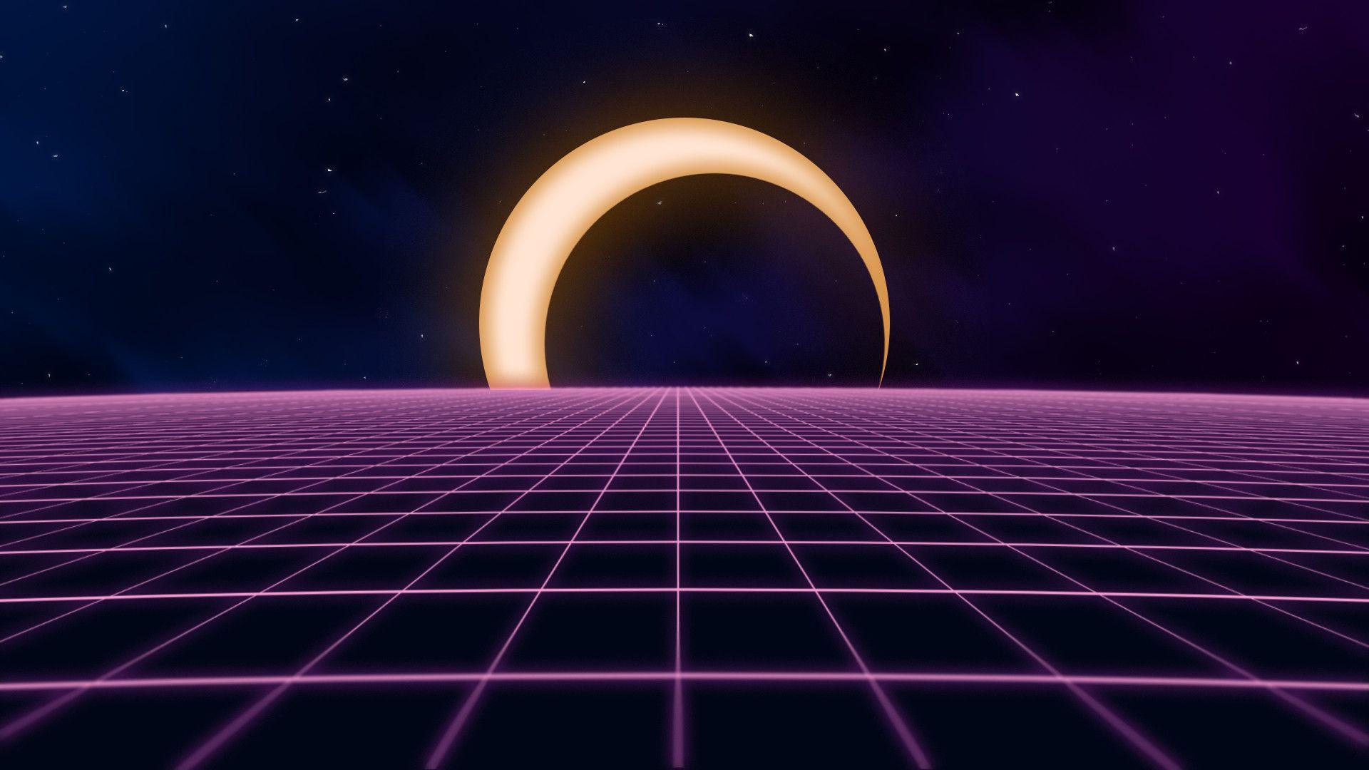 1920x1080 80s Aesthetic Wallpaper