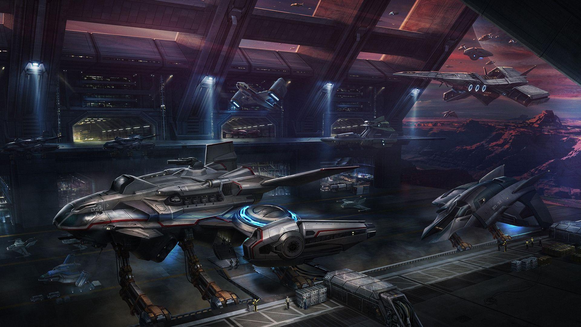 1920x1080 Free 1920x1080 Cool Science Fiction Aircraft Wallpaper Full HD