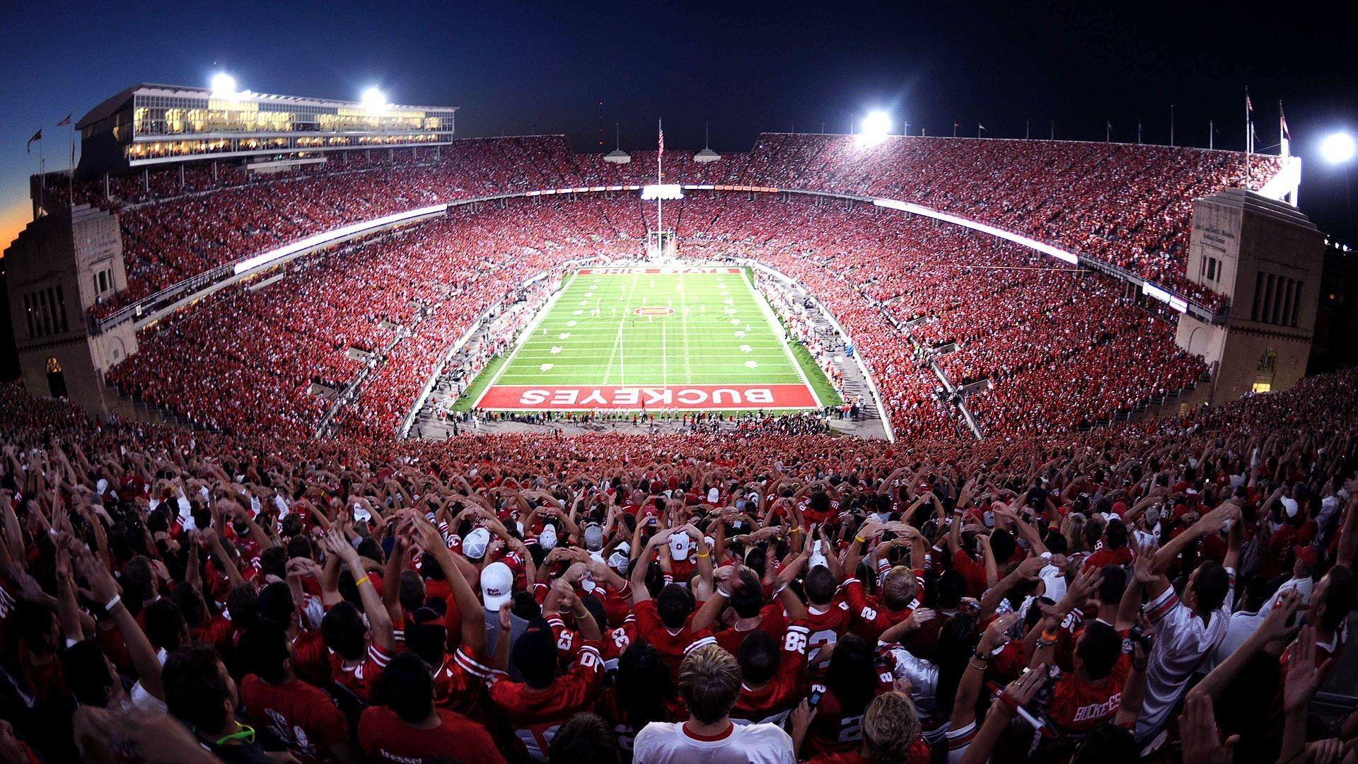 1920x1080 Ohio State Football Stadium Wallpaper 4k High Definition Windows 10 Mac Apple Colourful Image Background Download Wallpaper Free 1920x1080