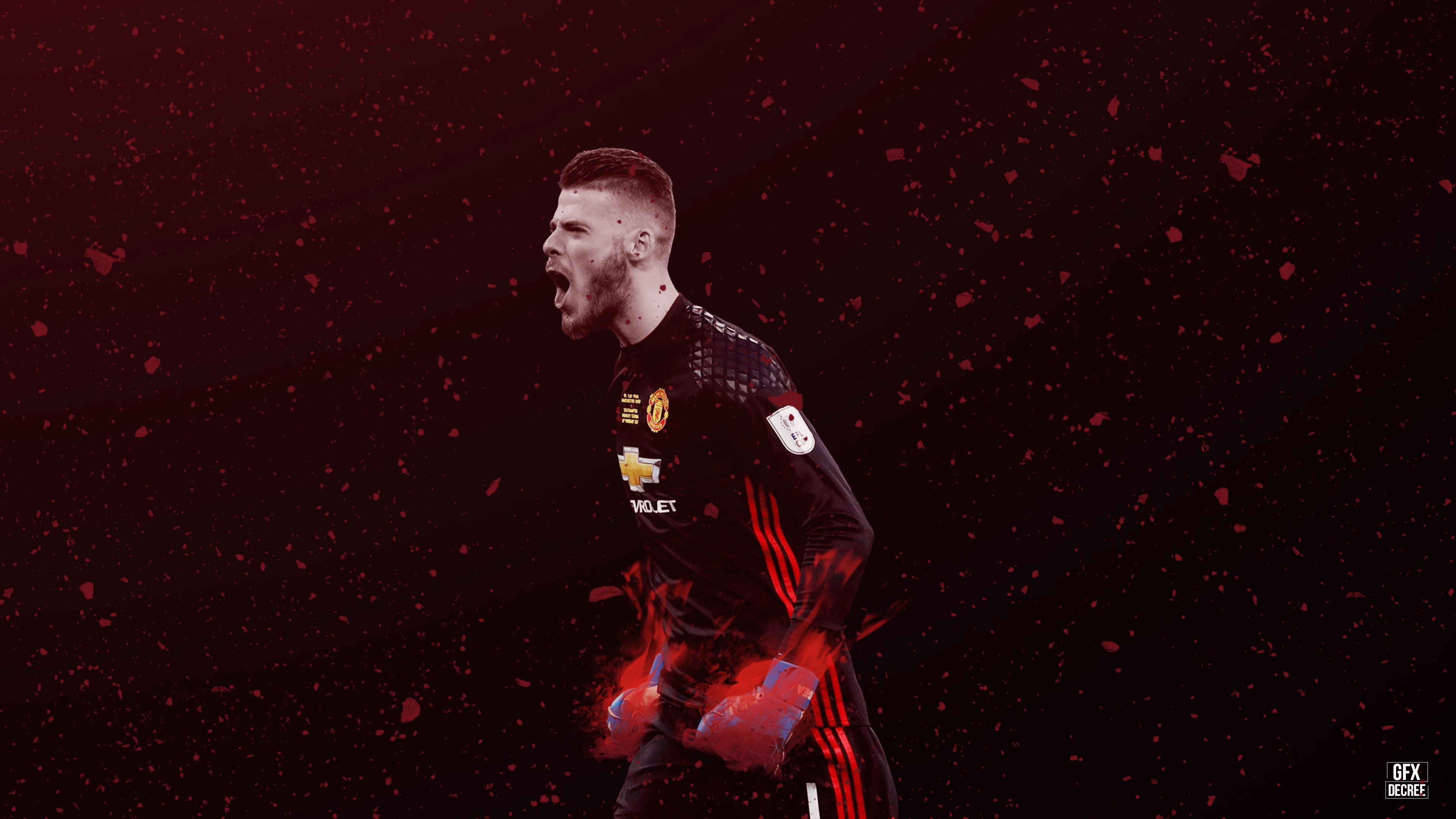 3840x2160 Wallpaper David de Gea, Footballer, Spanish, Manchester