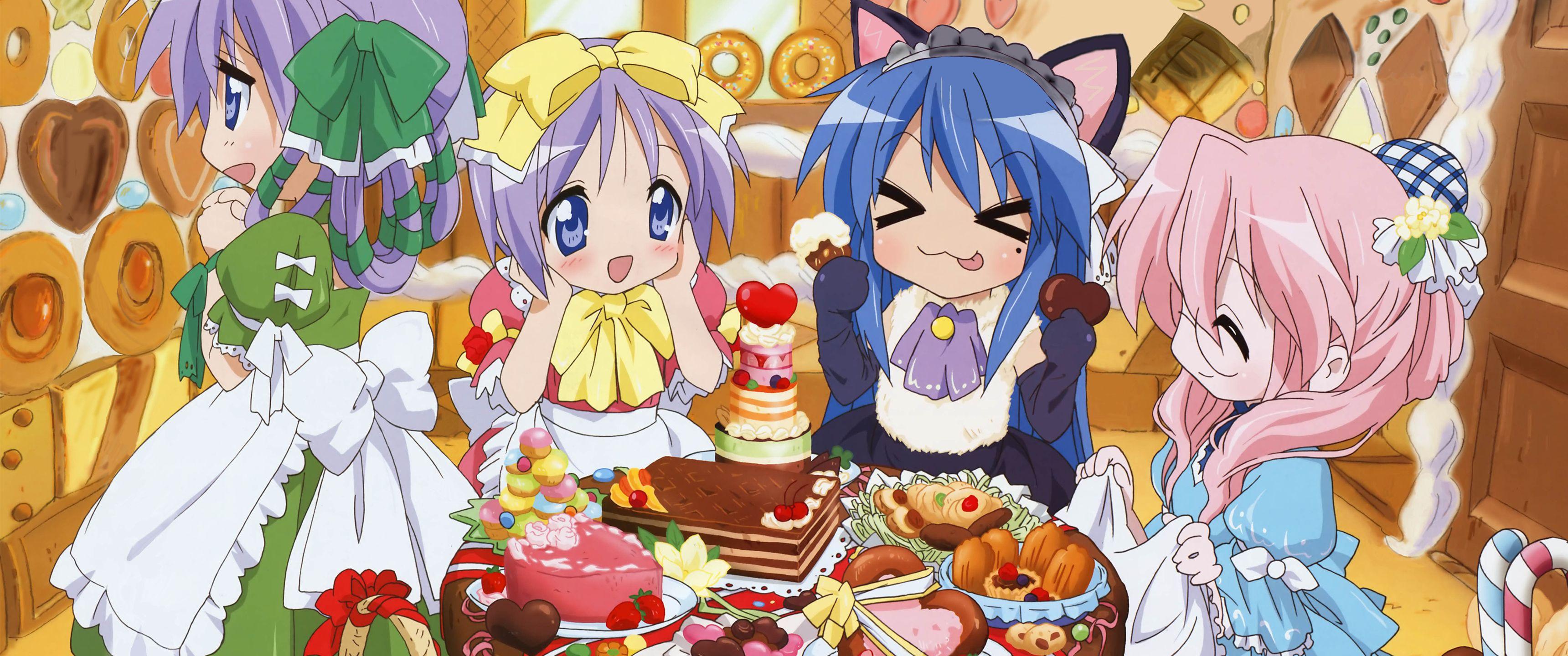 3440x1440 Anime Girls Dual Screen Wallpaperx1440