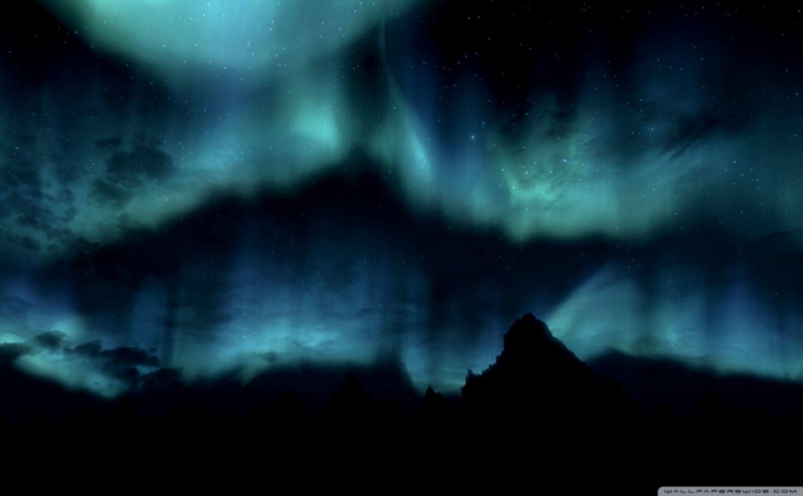 1596x987 Skyrim Wallpaper Night HD