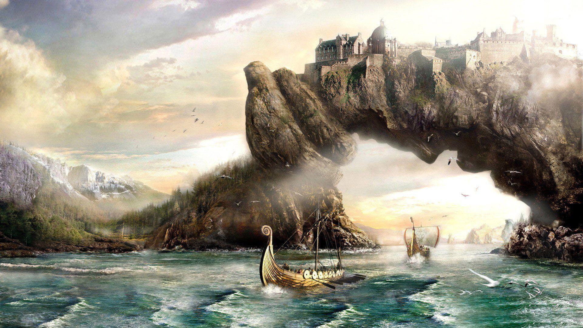 1920x1080 HD Viking Wallpaper