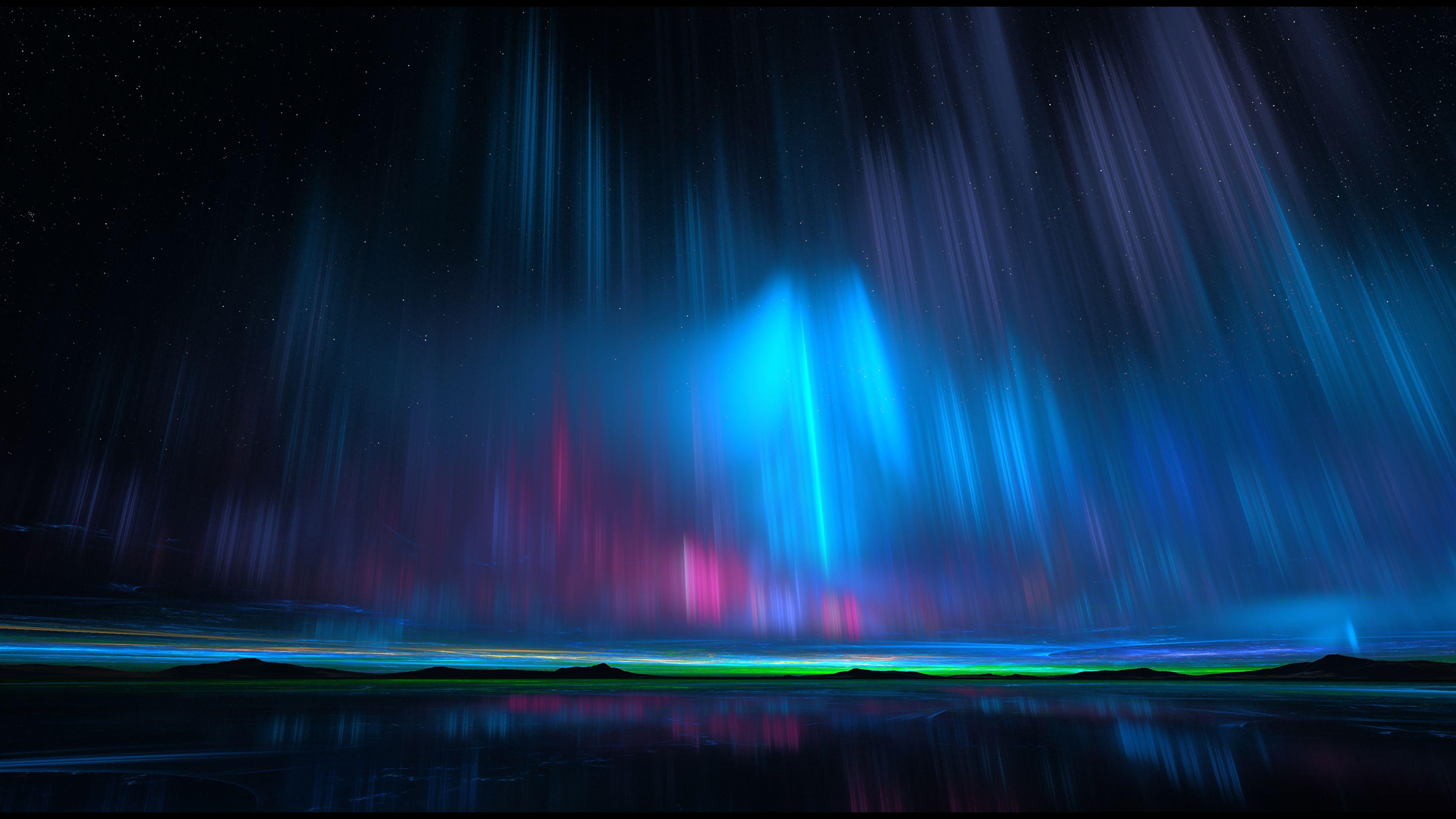 3840x2160 Aurora Northern Lights 4K Wallpaper