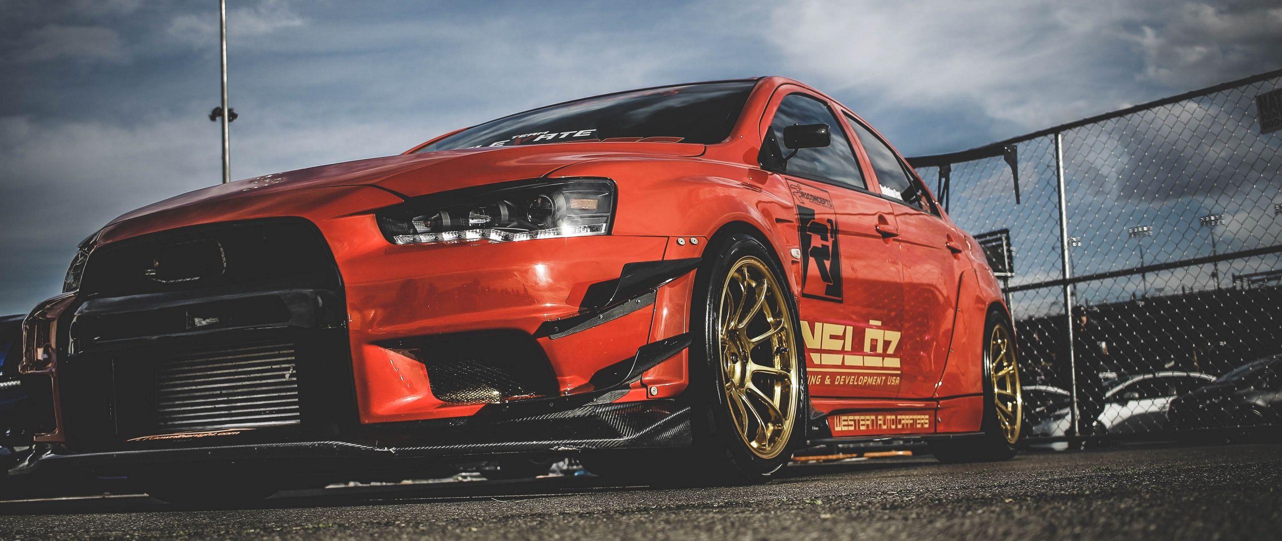 2560x1080 Download wallpaper 2560x1080 mitsubishi lancer evolution x