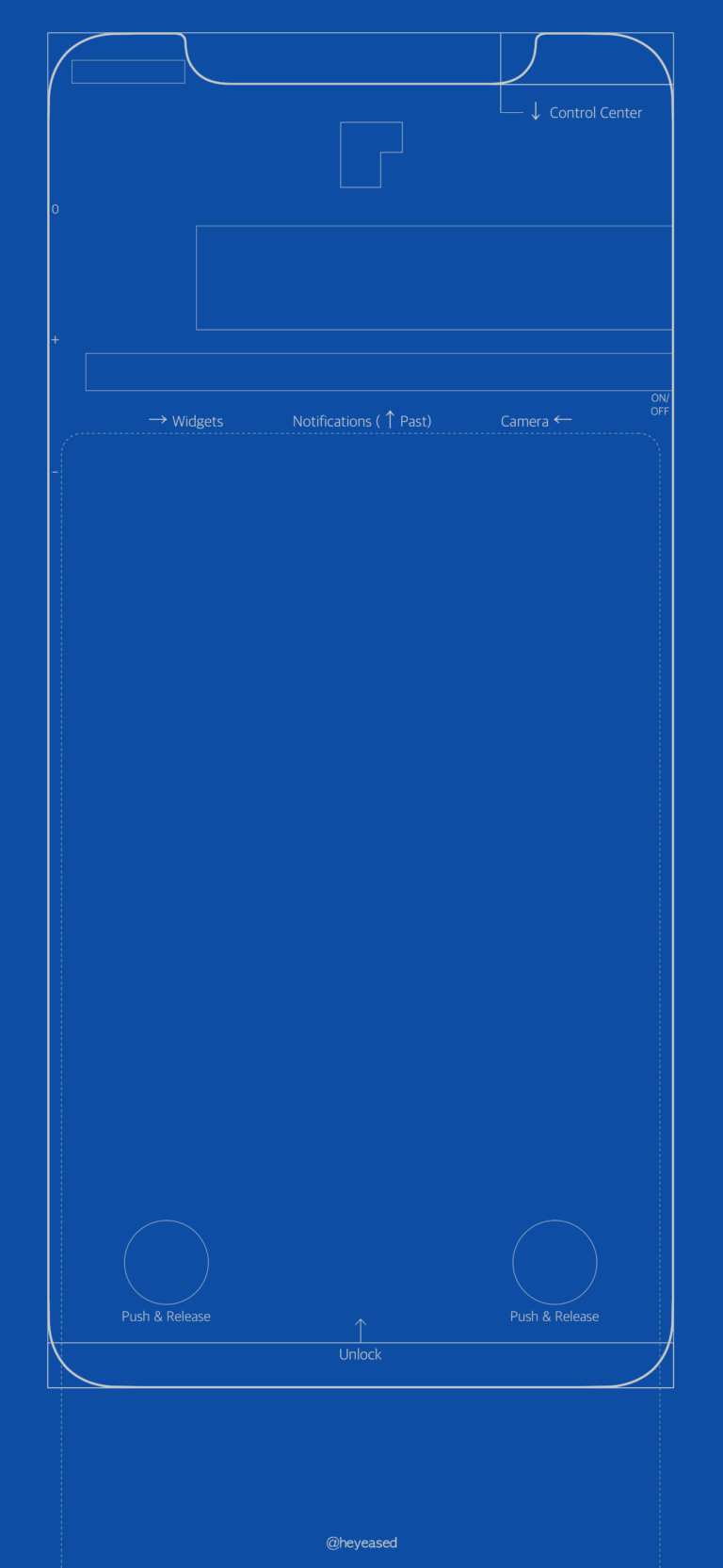768x1665 Free Download】New Designed Blueprint Wallpaper for iPhone X