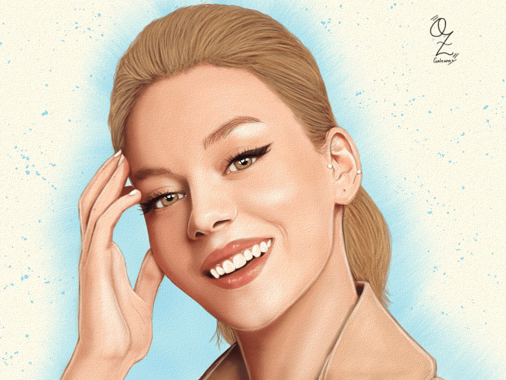 1620x1215 Ester Exposito by Oz Galeano on Dribbble