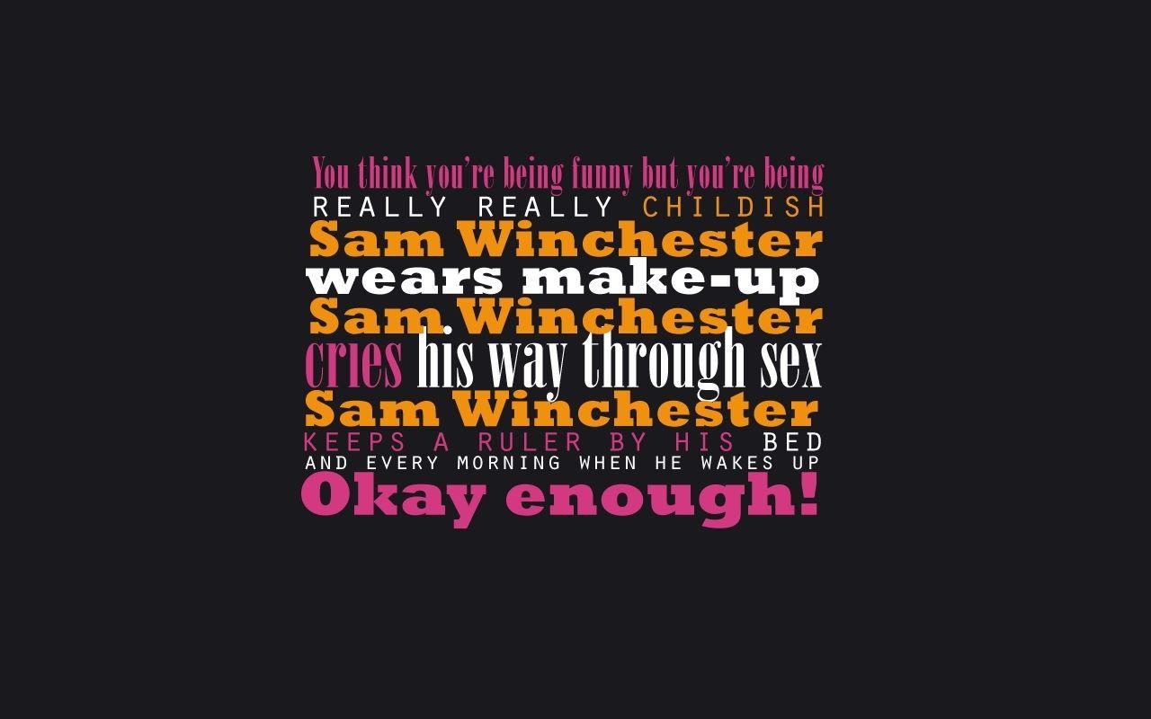 1280x800 Supernatural Quotes image SPN Quotes HD wallpaper and background