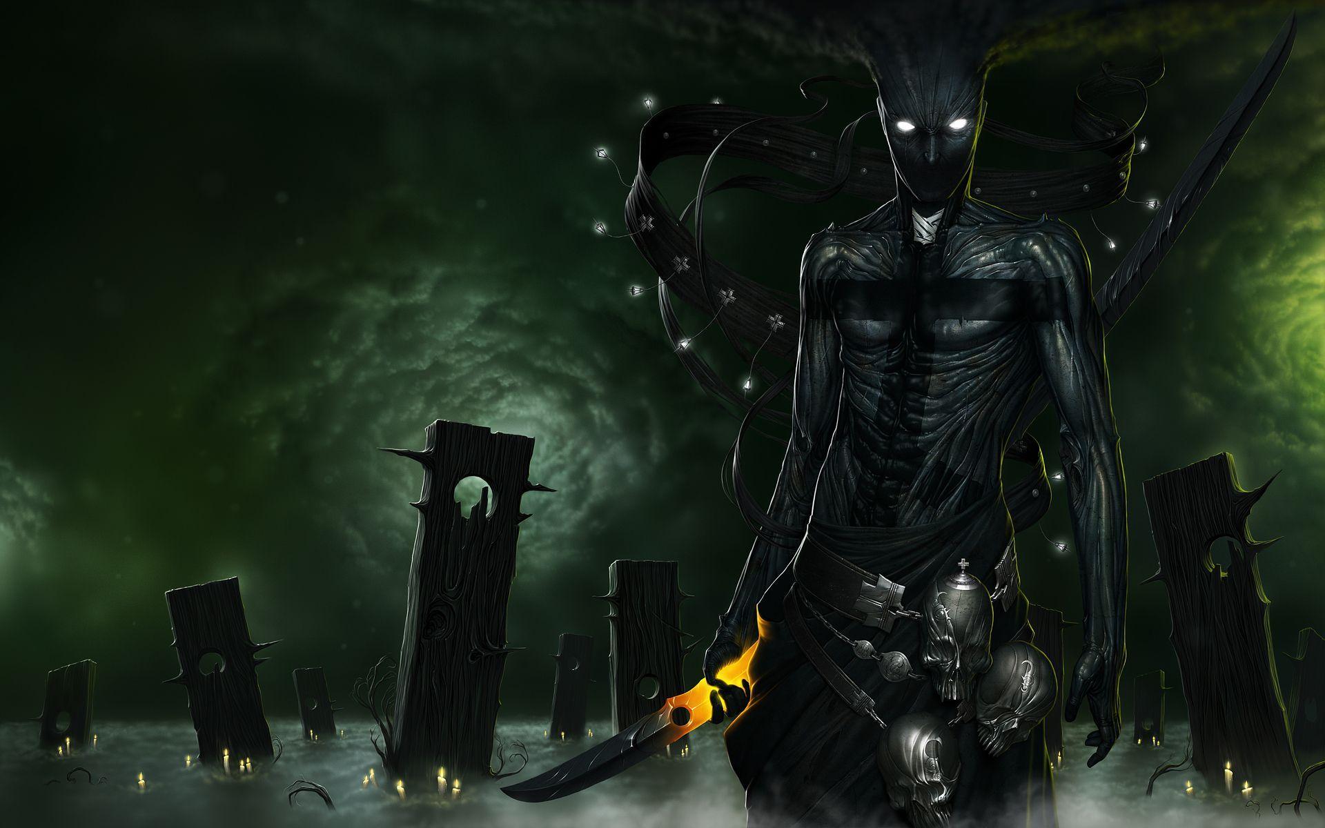 1920x1200 anges ou demons. démon