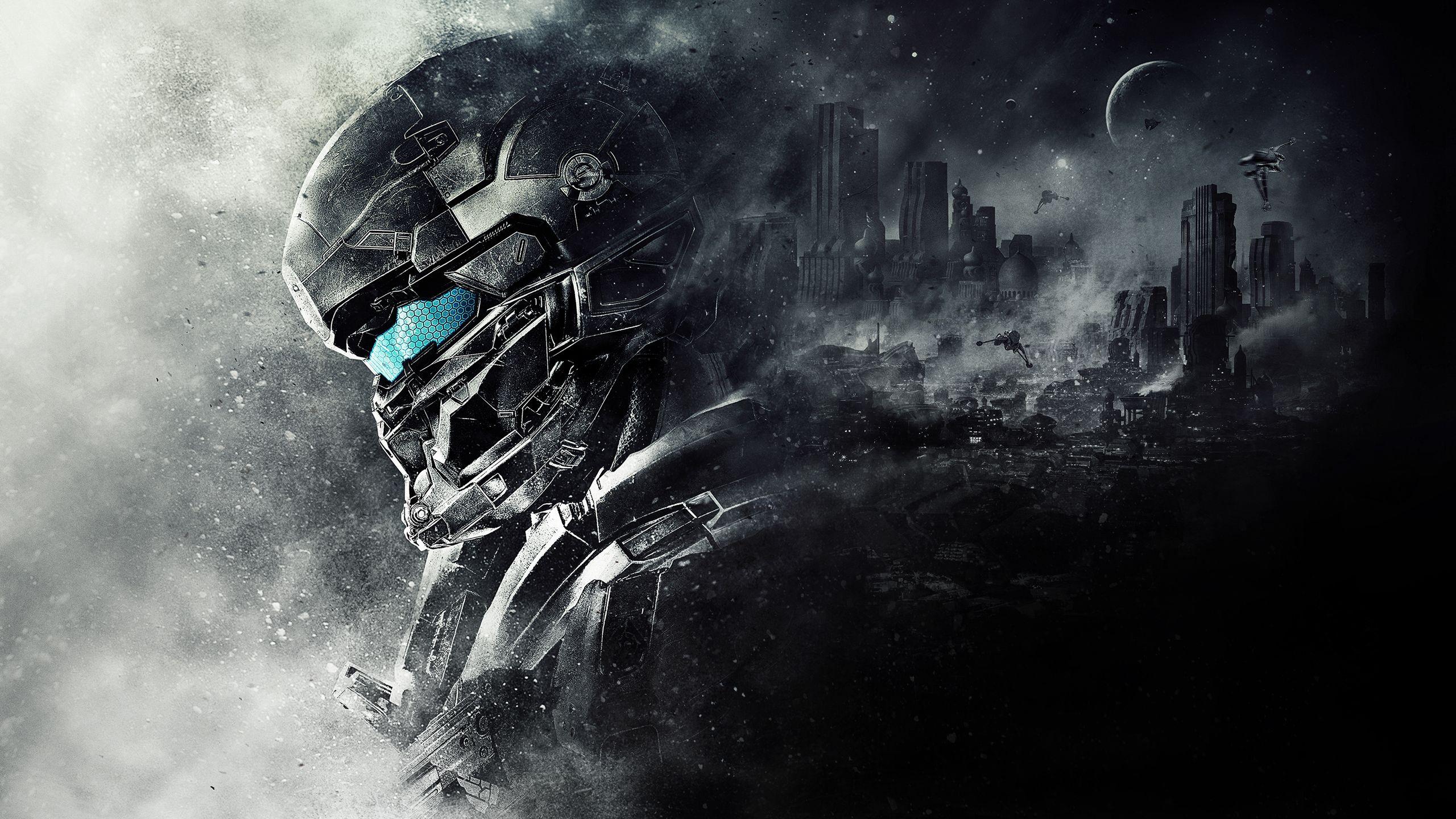 2560x1440 Spartan Locke Halo 5 Guardians Wallpaper