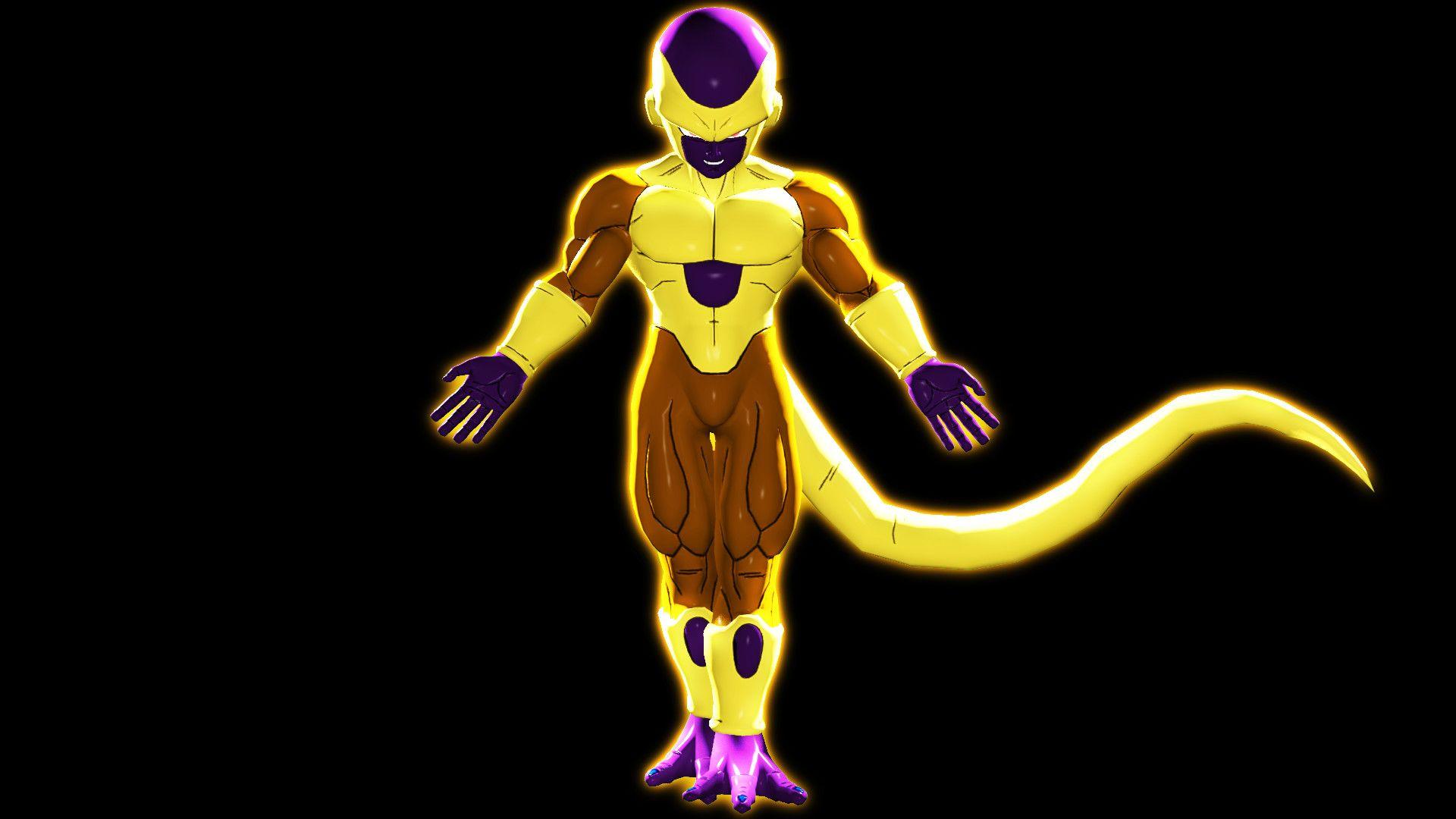 red eyes golden frieza