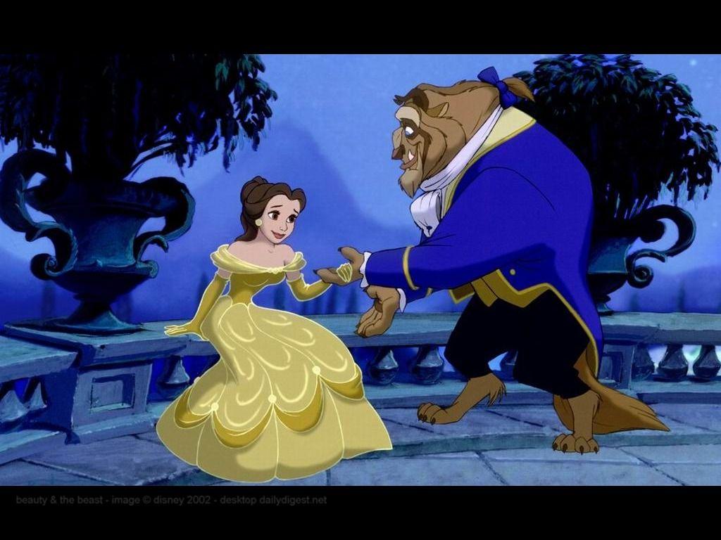 1024x768 Beauty and the Beast Disney Movie Wallpaper for iPad