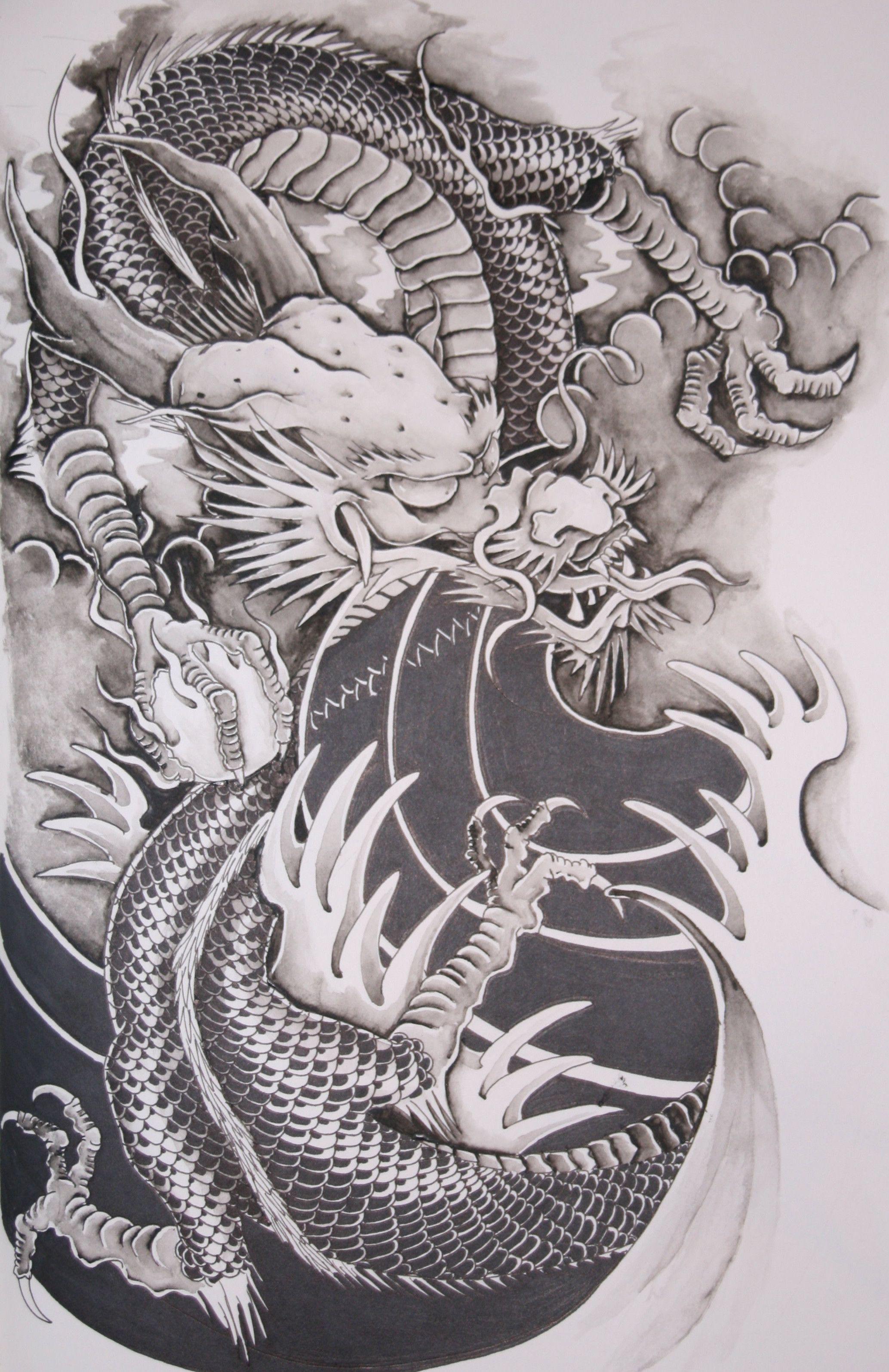 2067x3189 Chinese Dragon Tattoo Design Chinese Dragon Picture