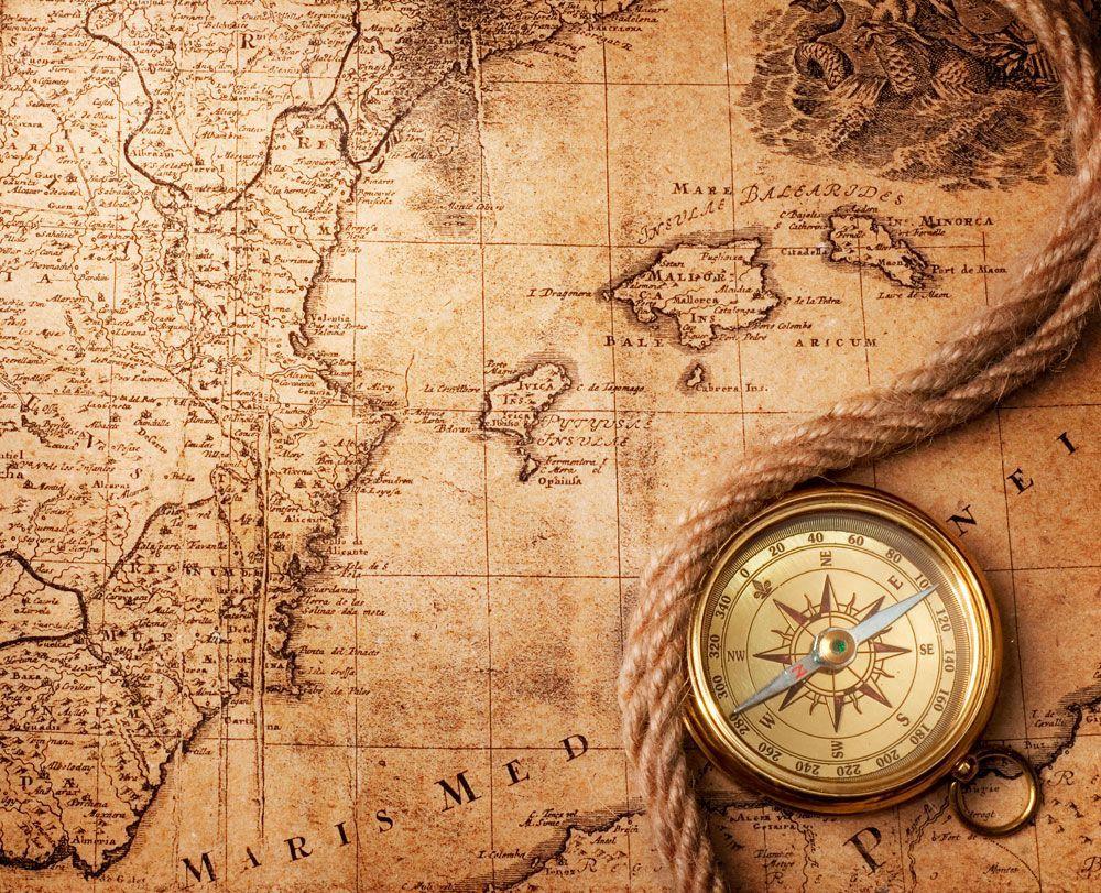 1000x811 Old Nautical Chart Background