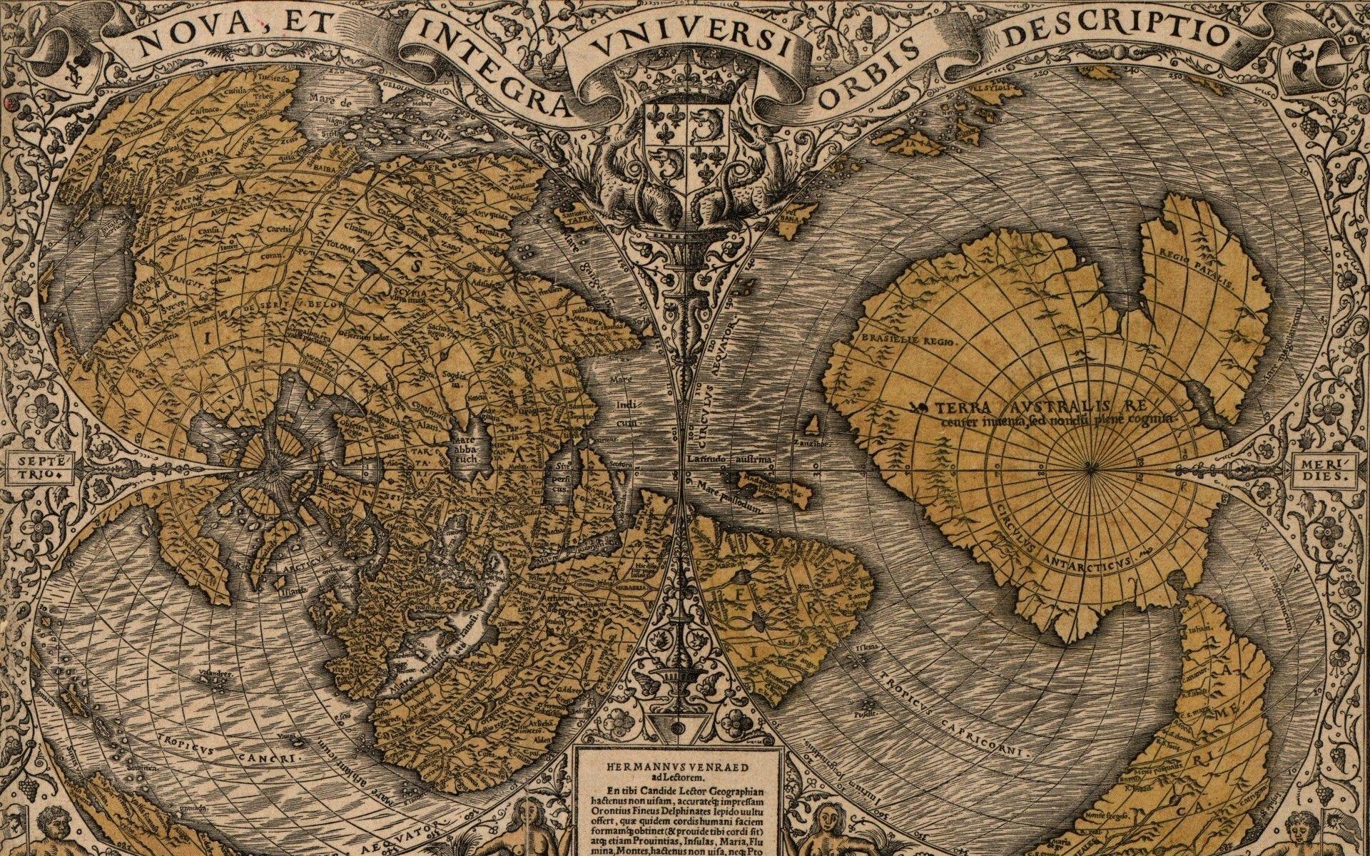 Old Map Wallpapers - Top Free Old Map Backgrounds - WallpaperAccess