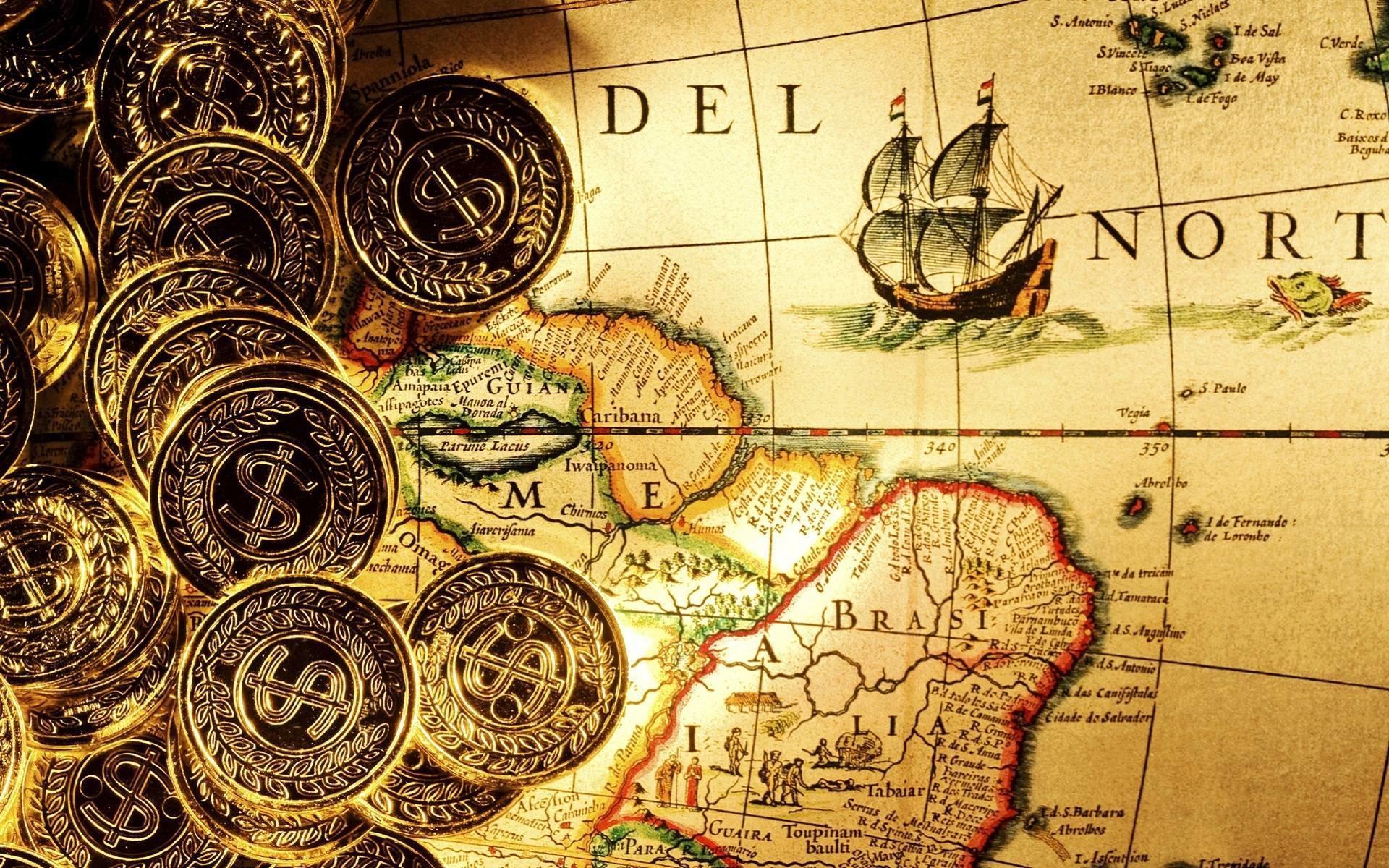 1920x1200 Old Map Wallpaper, Picture