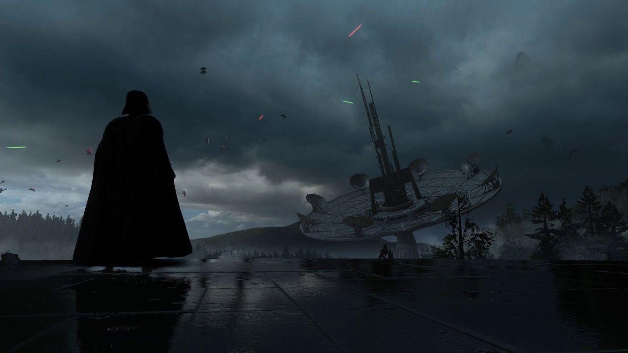 1280x720 Darth Vader Endor Rain Wallpaper Dreamscene