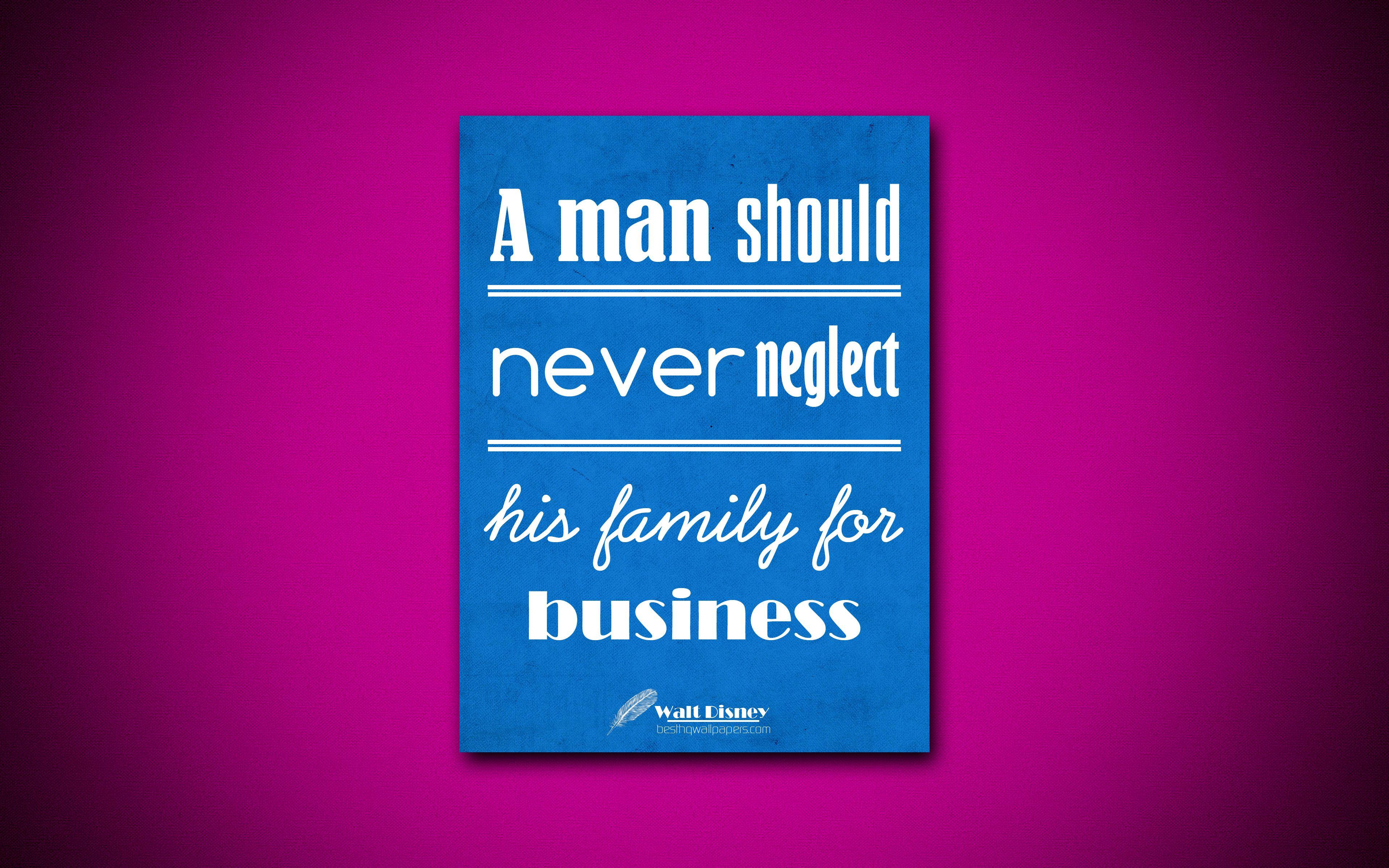 3840x2400 Download wallpaper A man should never neglect his family