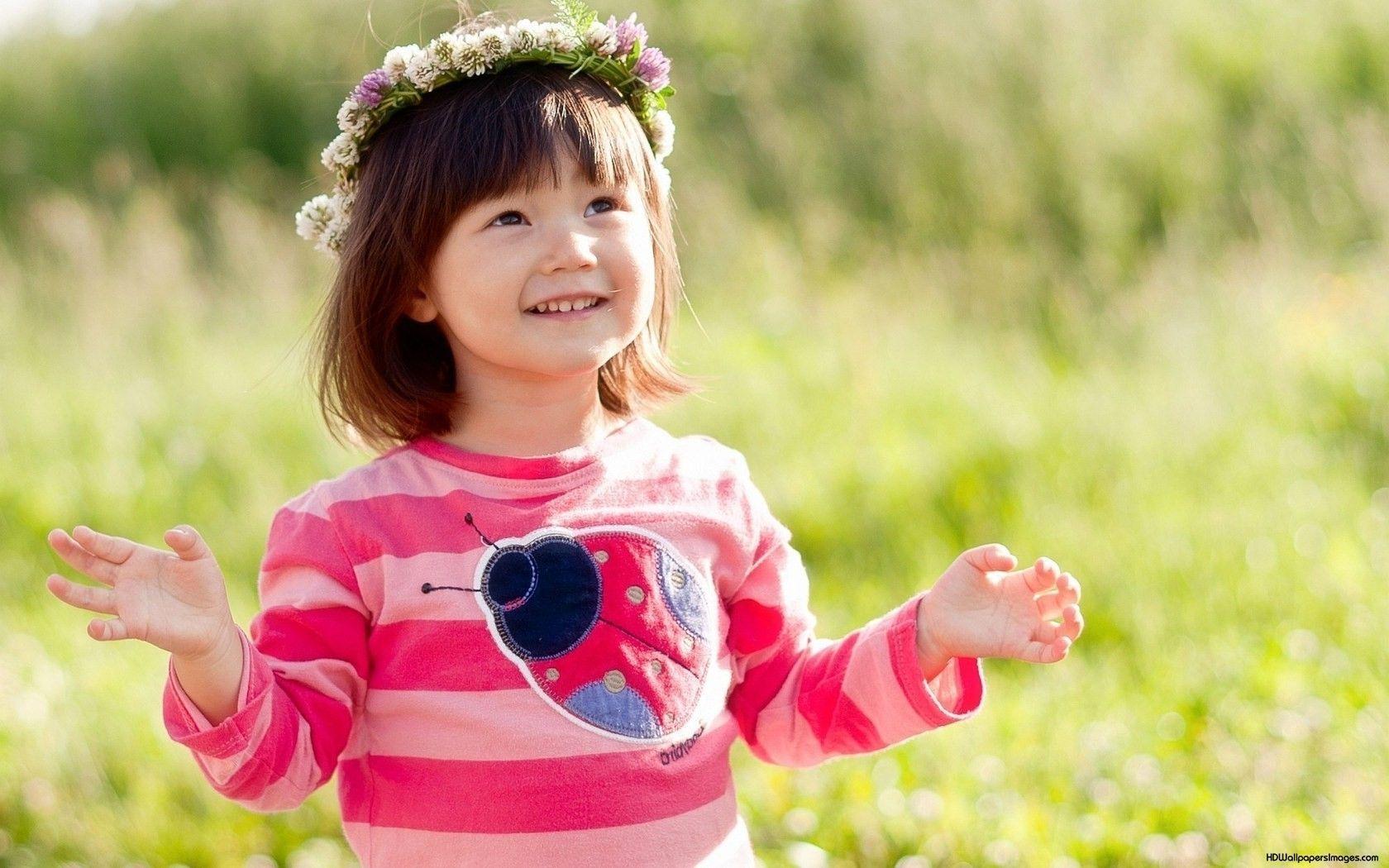 1680x1050 Full HD cute baby HD wallpaper 3D. Cute baby girl wallpaper
