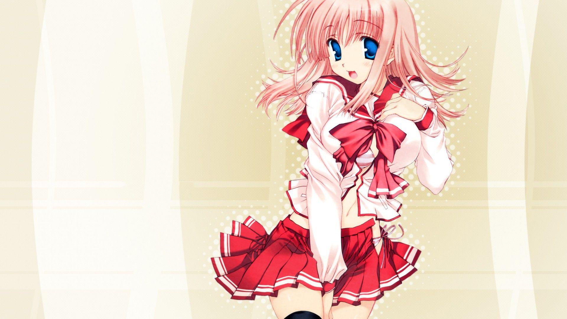 1920x1080 Anime Girl Student HD Wallpaper High Definition Cool Desktop