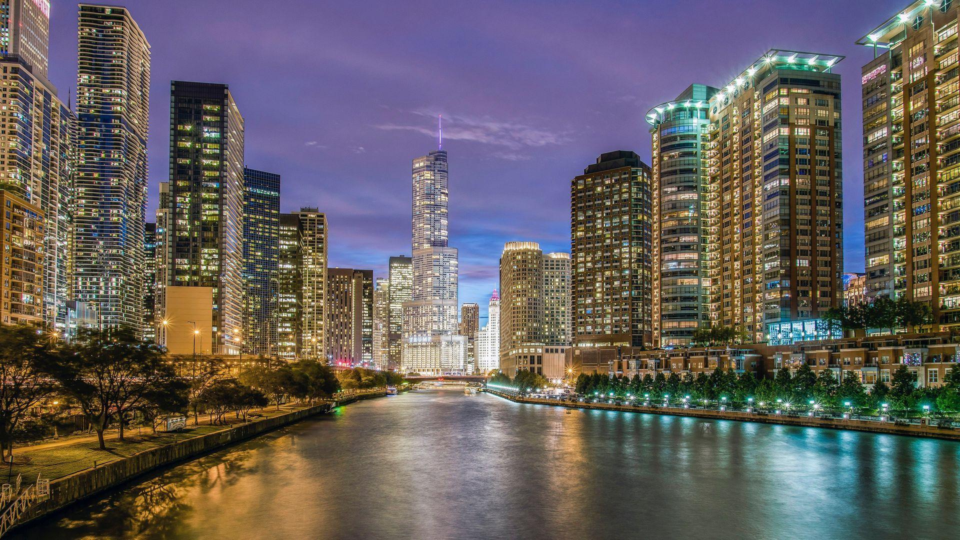 1920x1080 Chicago United States Wallpaper