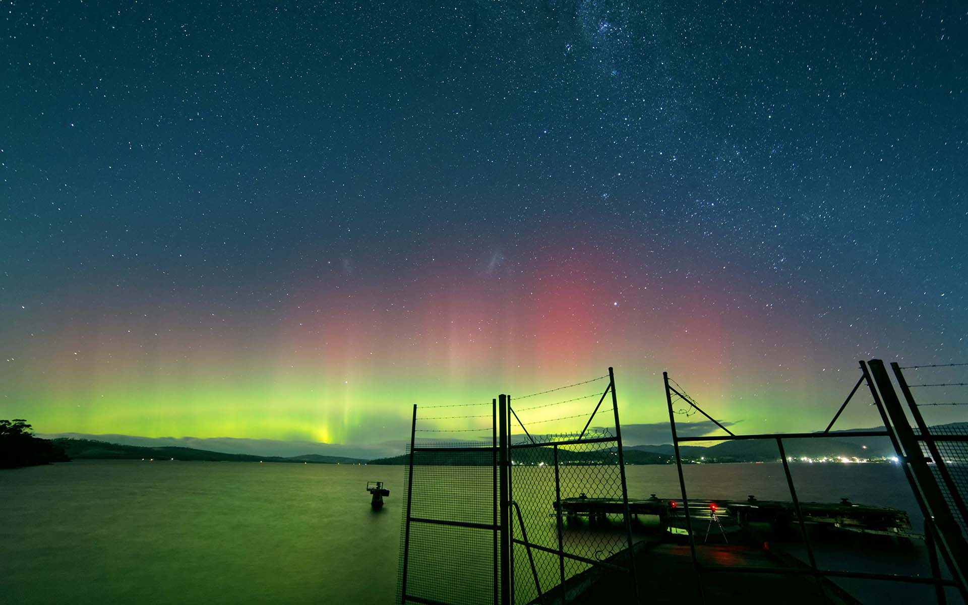 1920x1200 aurora, Borealis, Northern, Lights, Night, Green, Stars