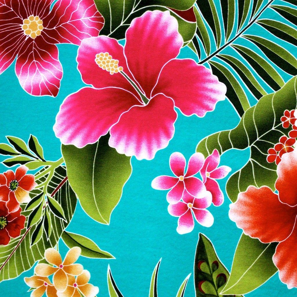 1024x1024 Free download Bright Hawaiian Flowers SEW Moni Craft House by SewMoniCraftHouse [1024x1024] for your Desktop, Mobile & Tablet. Explore Tropical Floral Wallpaper. Exotic Flower Wallpaper, Hawaiian Flower Wallpaper, Hawaiian