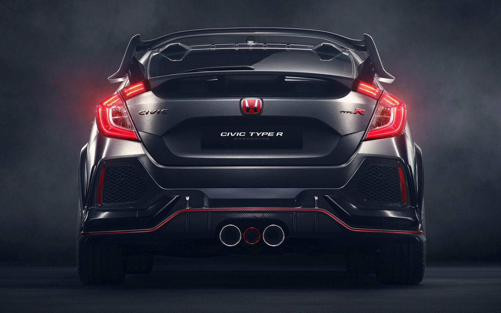 1920x1200 Honda Civic Type R Prototype (2016) Wallpaper and HD Image