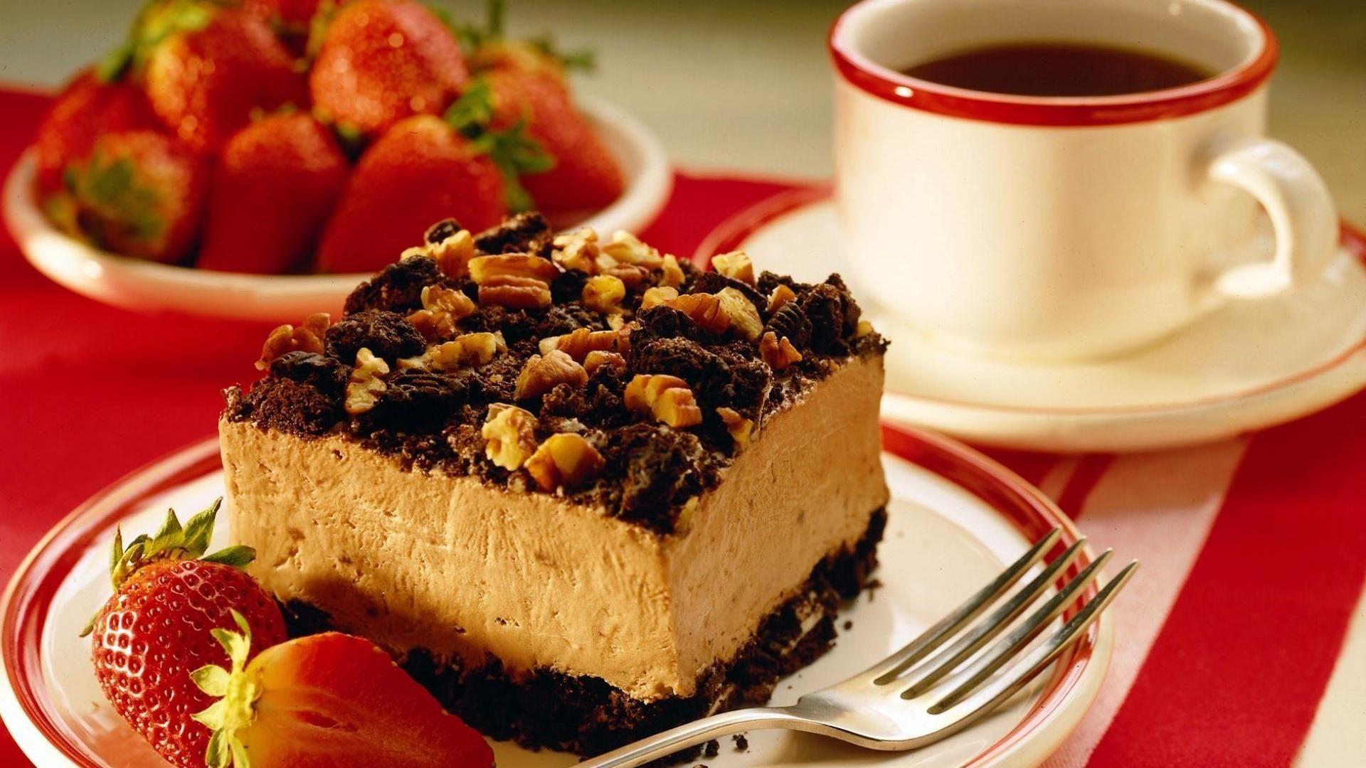 1920x1080 Coffee & Cake desktop wallpaper. HD PIC. Coffee