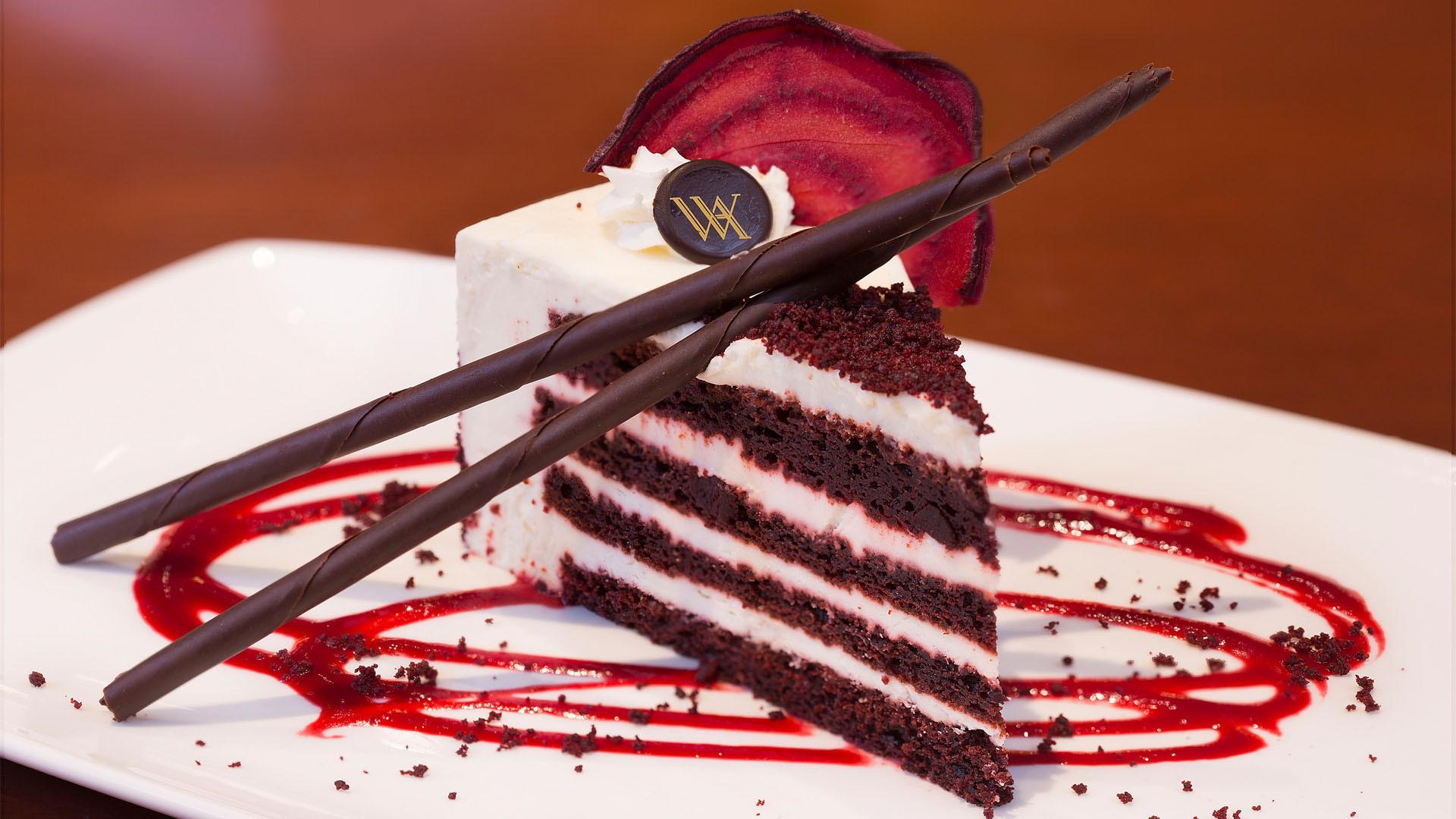 1920x1080 Cream and chocolate cake HD desktop wallpaper : Widescreen