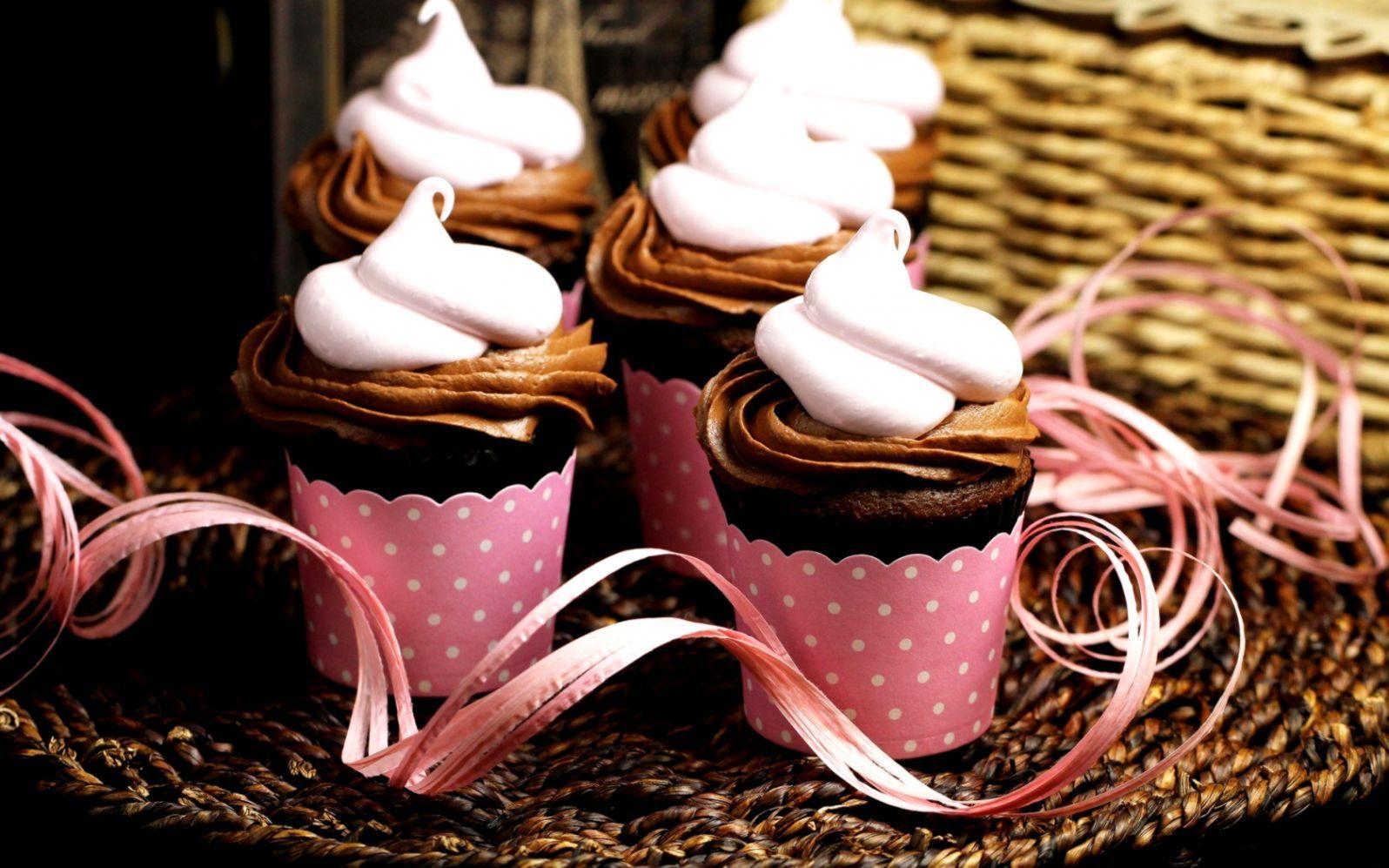 1596x997 Food Sweet Cupcakes Hearts HD Wallpaper