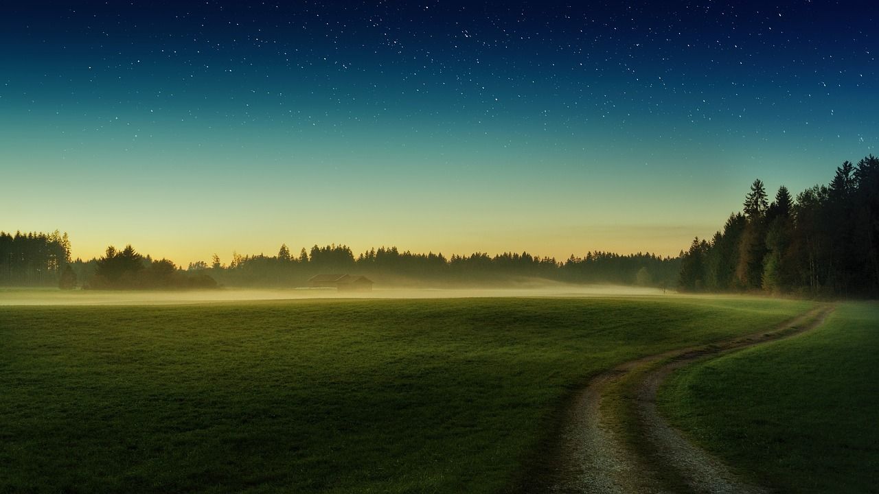 1280x720 Twilight Dusk Field