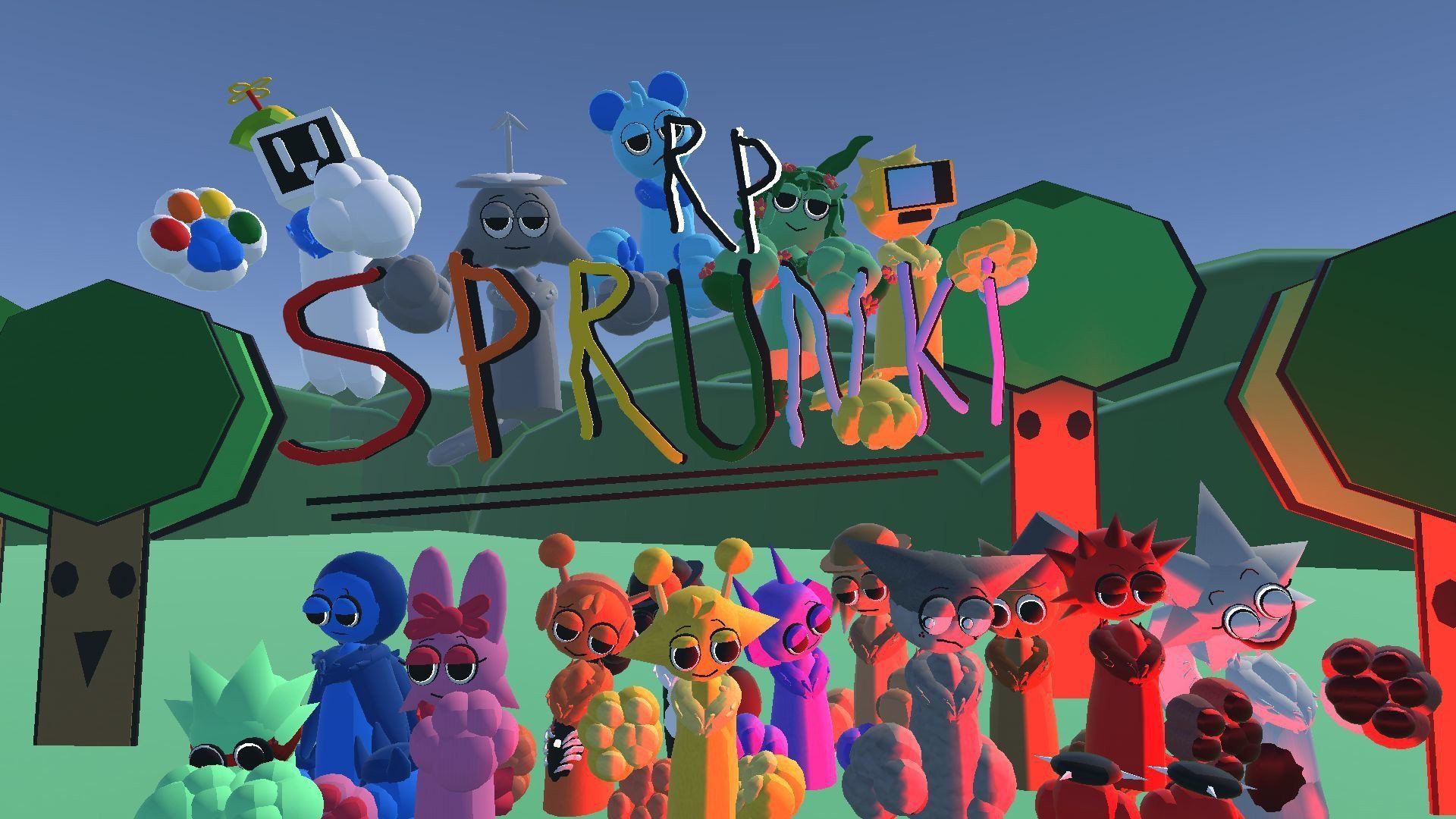 1920x1080 Sprunki Wallpaper