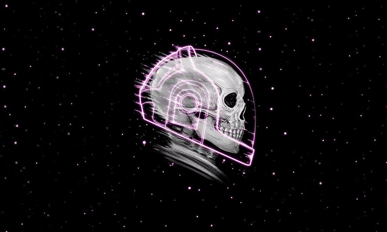 1280x768 skull, Astronaut, Space, Stars, Daft Punk Wallpaper HD / Desktop and Mobile Background