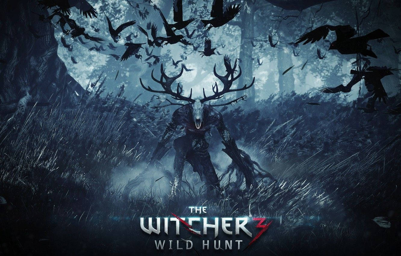 1332x850 The Witcher Leshen Poster Wallpaper