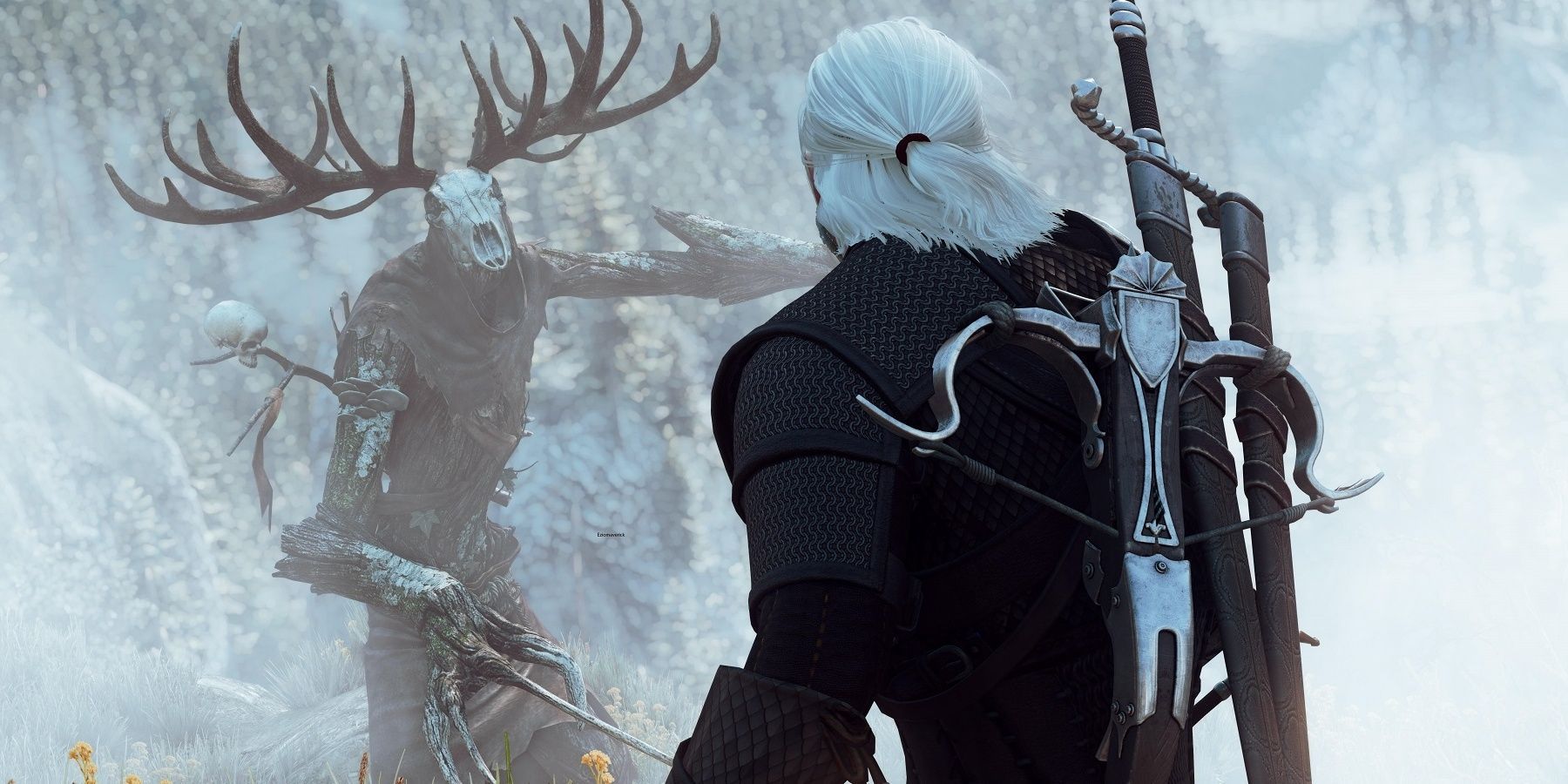 1800x900 The Witcher 3's Leshens Paint Forest