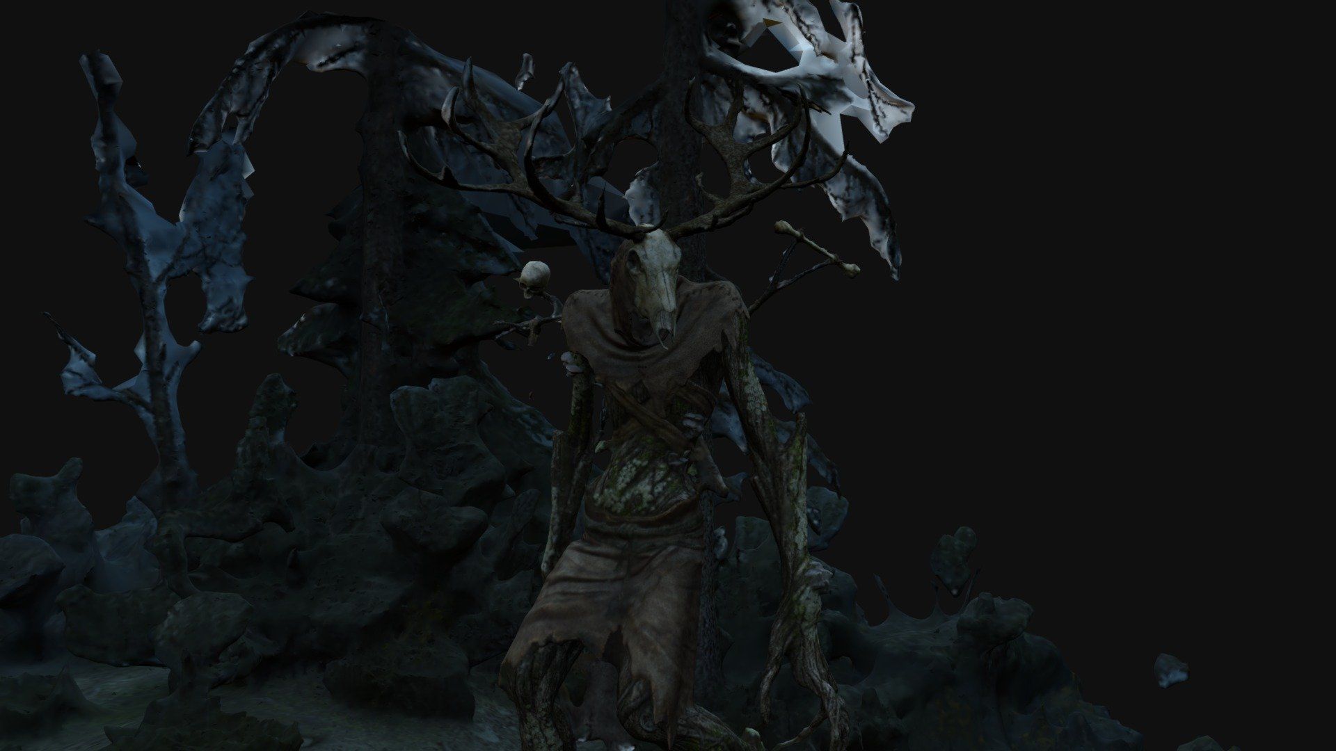 1920x1080 Witcher Leshen model