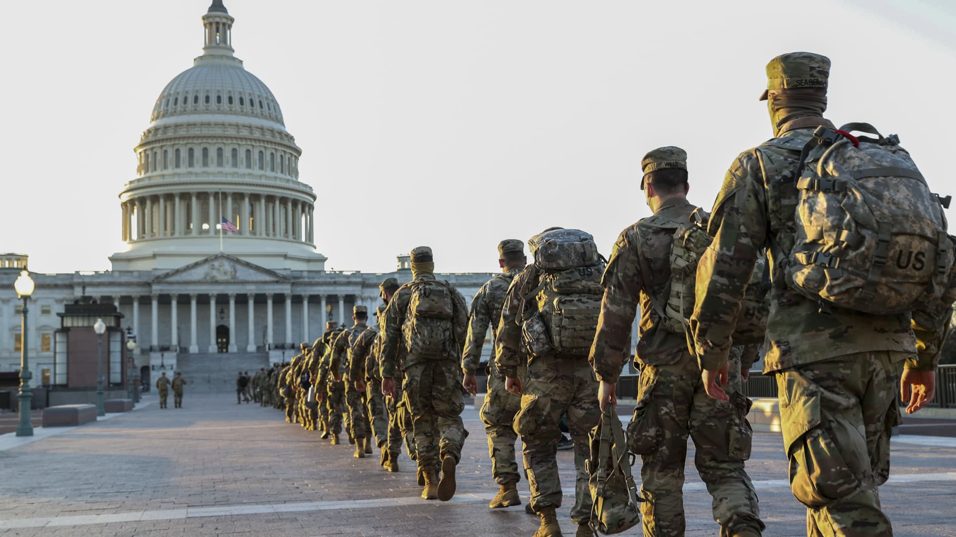 1920x1080 National Guard at U.S. Capitol after riots