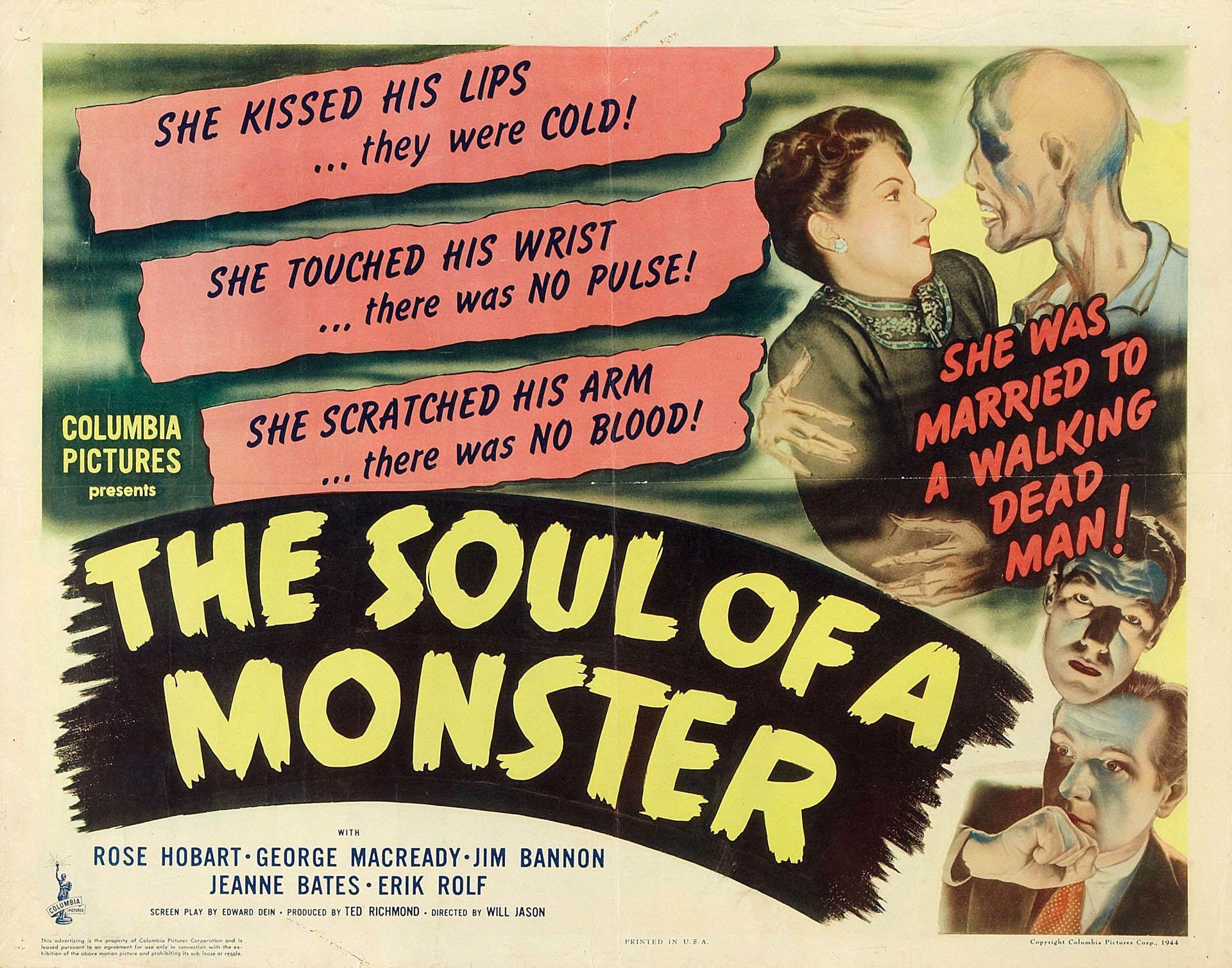 1920x1510 The Soul Of A Monster 1940s Movie Posters