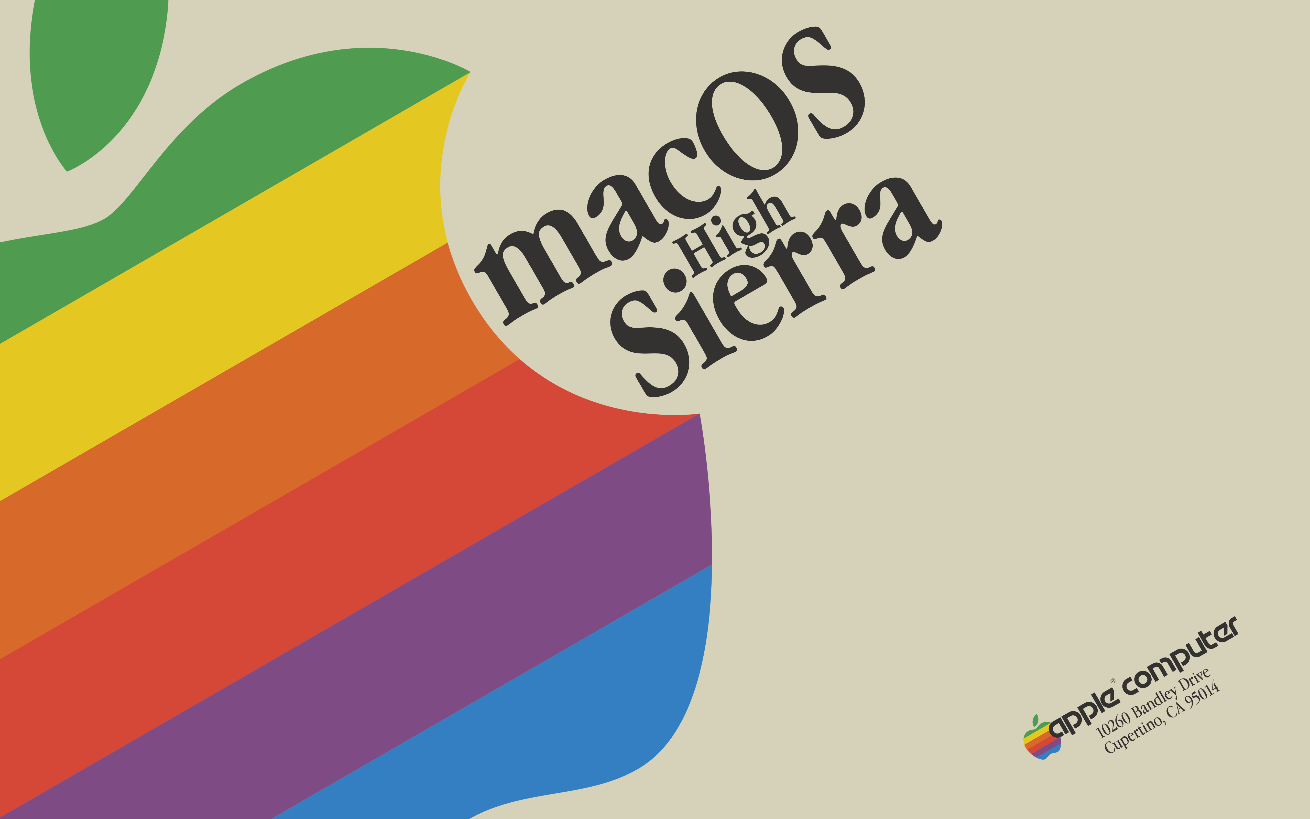5120x3200 MacOS High Sierra Retro 70s Retina 4k Hình nền