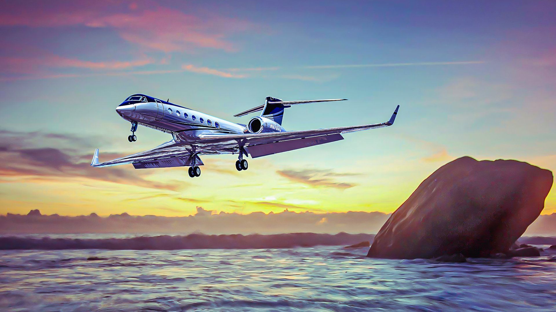 1920x1080 Gulfstream G550: A Look At The Private