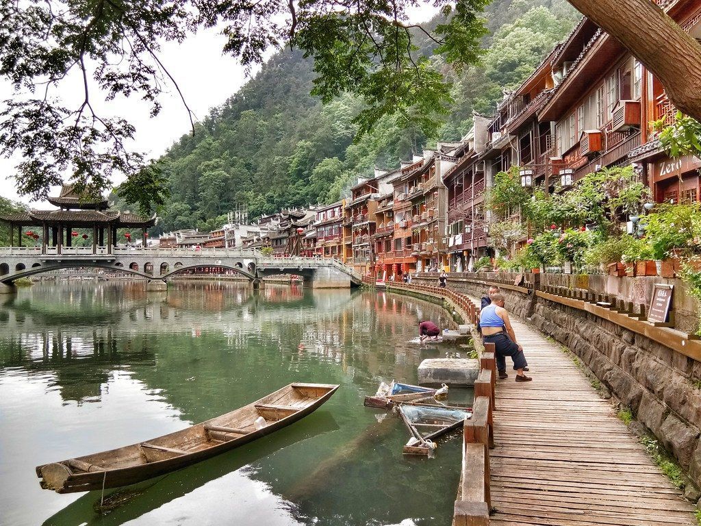 1024x768 China, Fenghuang Ancient Town