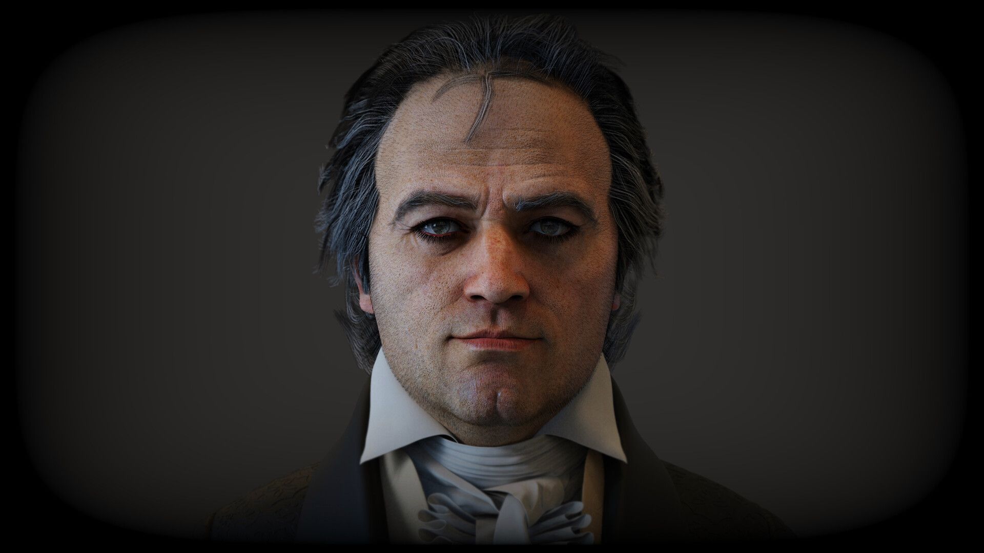 1920x1080 Ludwig van Beethoven fan art