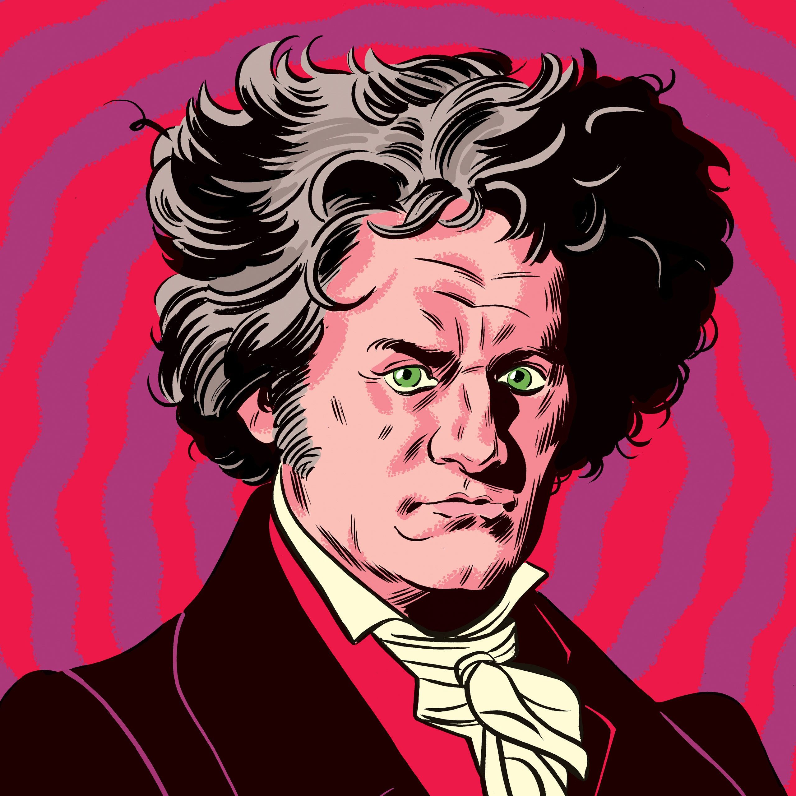 2560x2560 Keep Beethoven Weird. The New Yorker