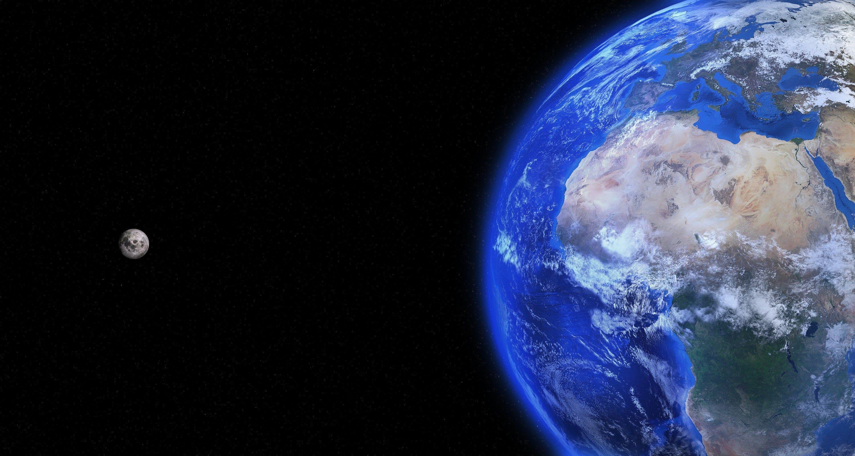 3000x1600 from space widescreen retina imac. Earth. Tokkoro