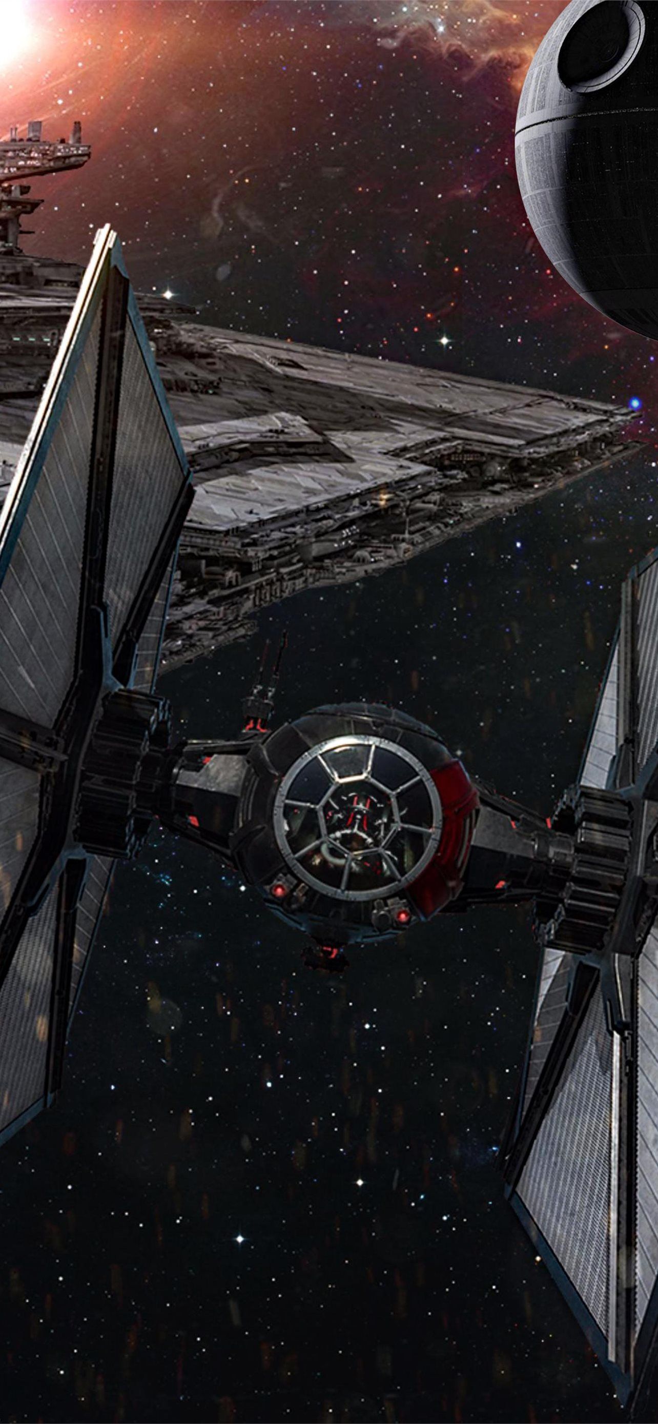 1284x2778 Best Star wars tie fighter iPhone HD