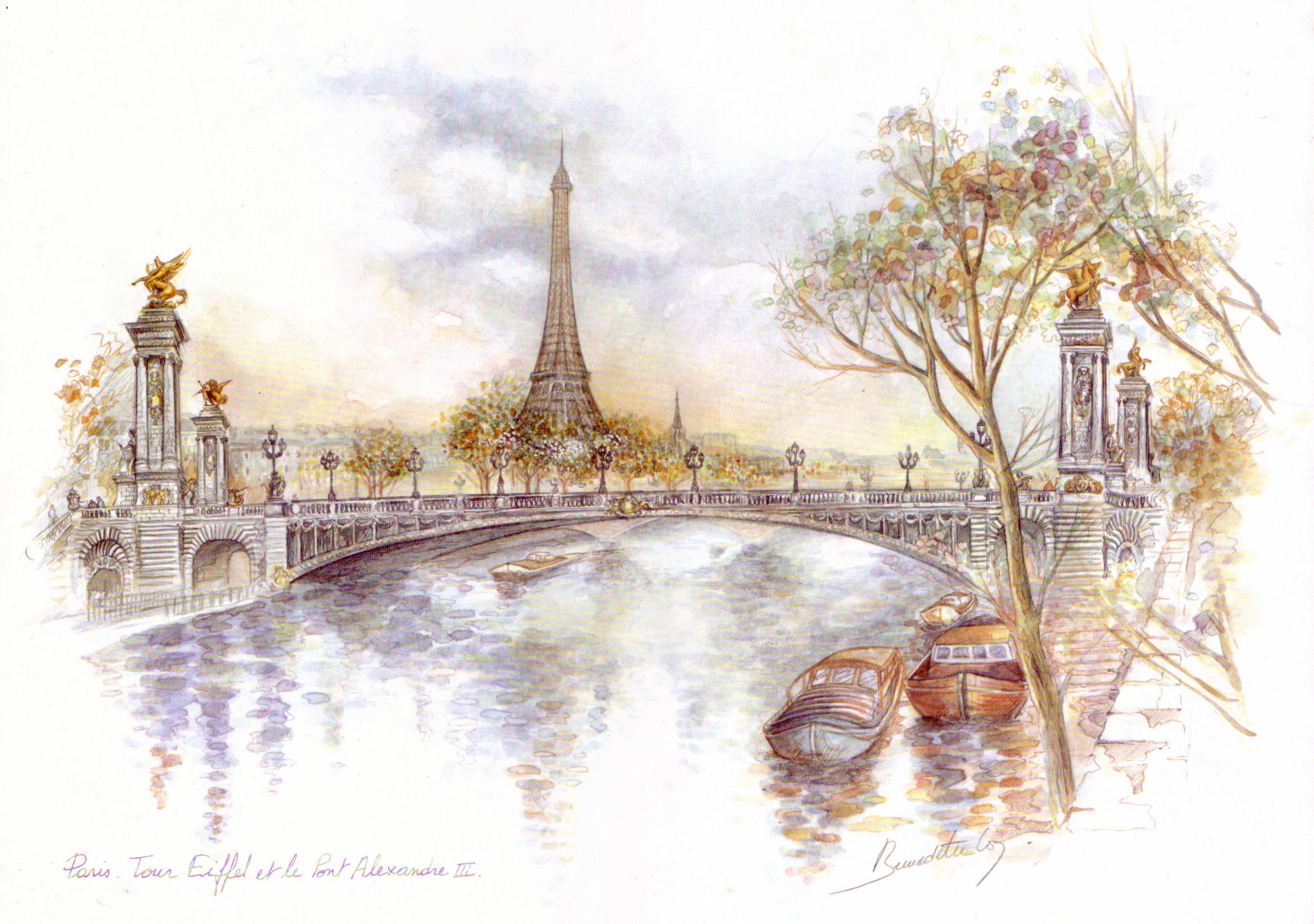 4807x3381 Vintage Paris Wallpaper HD Resolution