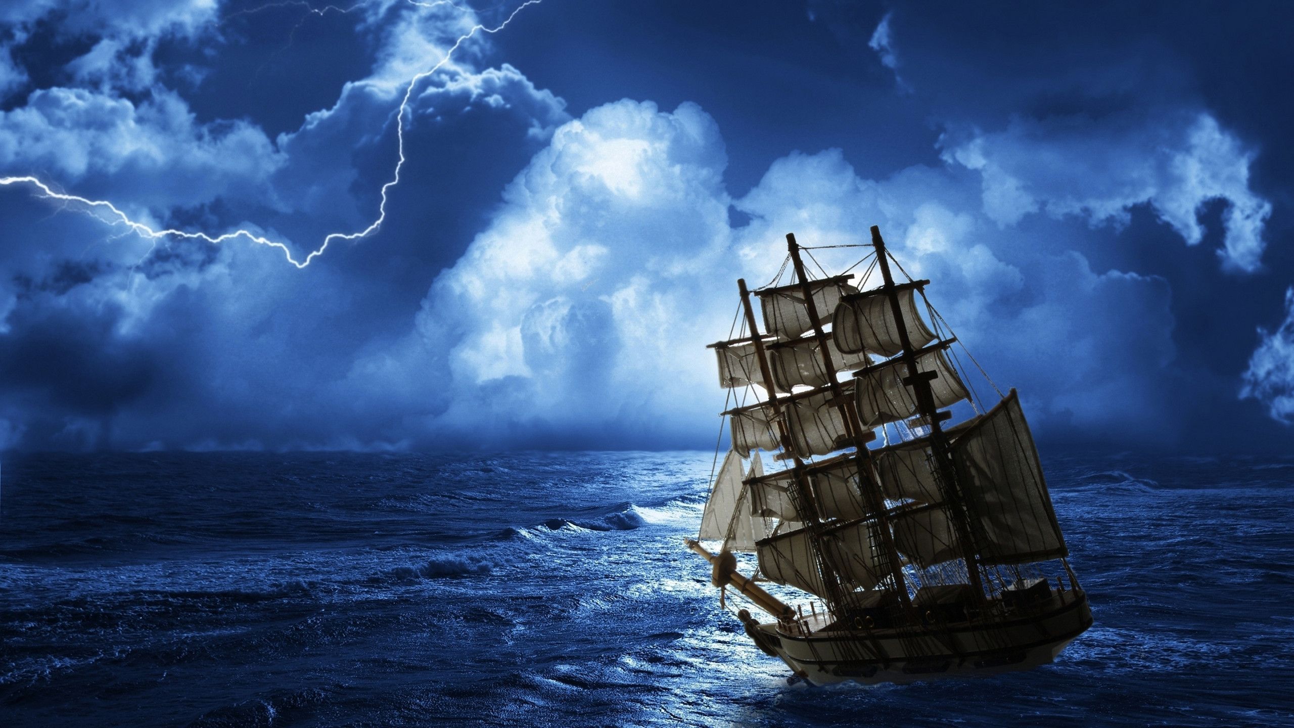 2560x1440 Vintage Ship Background Wallpaper 08545