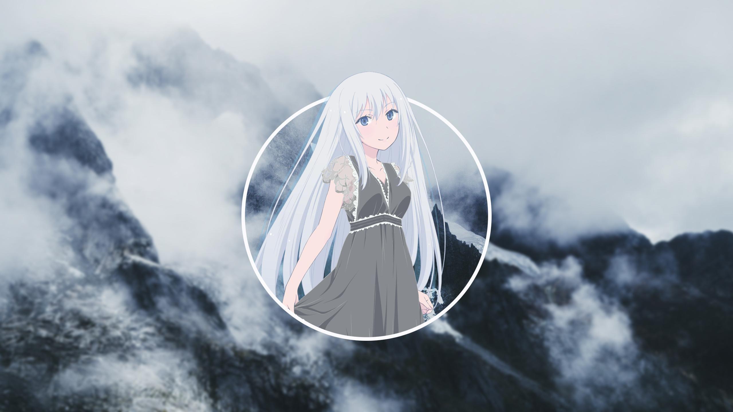 2560x1440 Anime Girls Polyscapes Wallpaperx1440