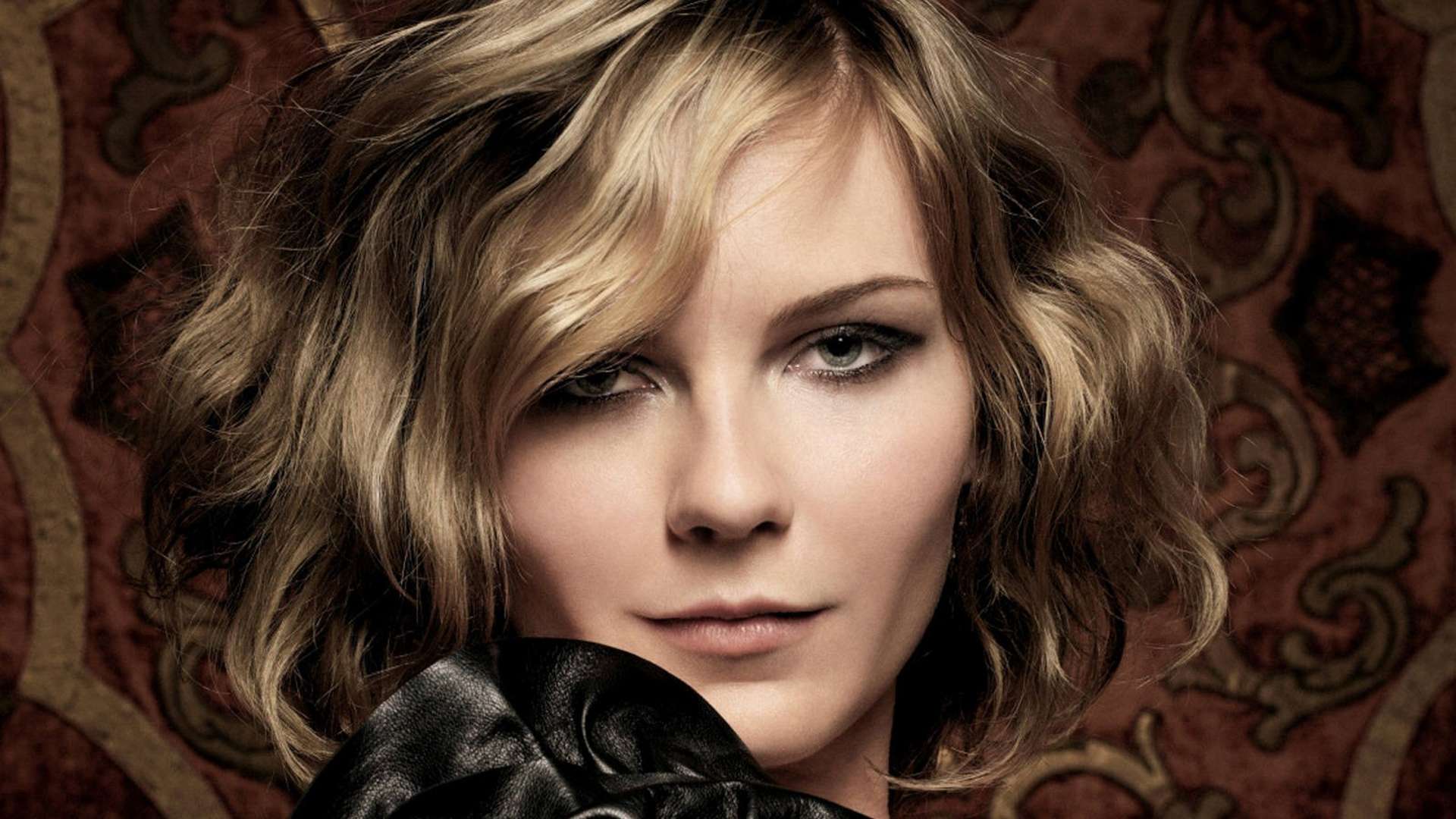 1920x1080 Kirsten Dunst Black Flower HD Wallpaper FullHDWpp